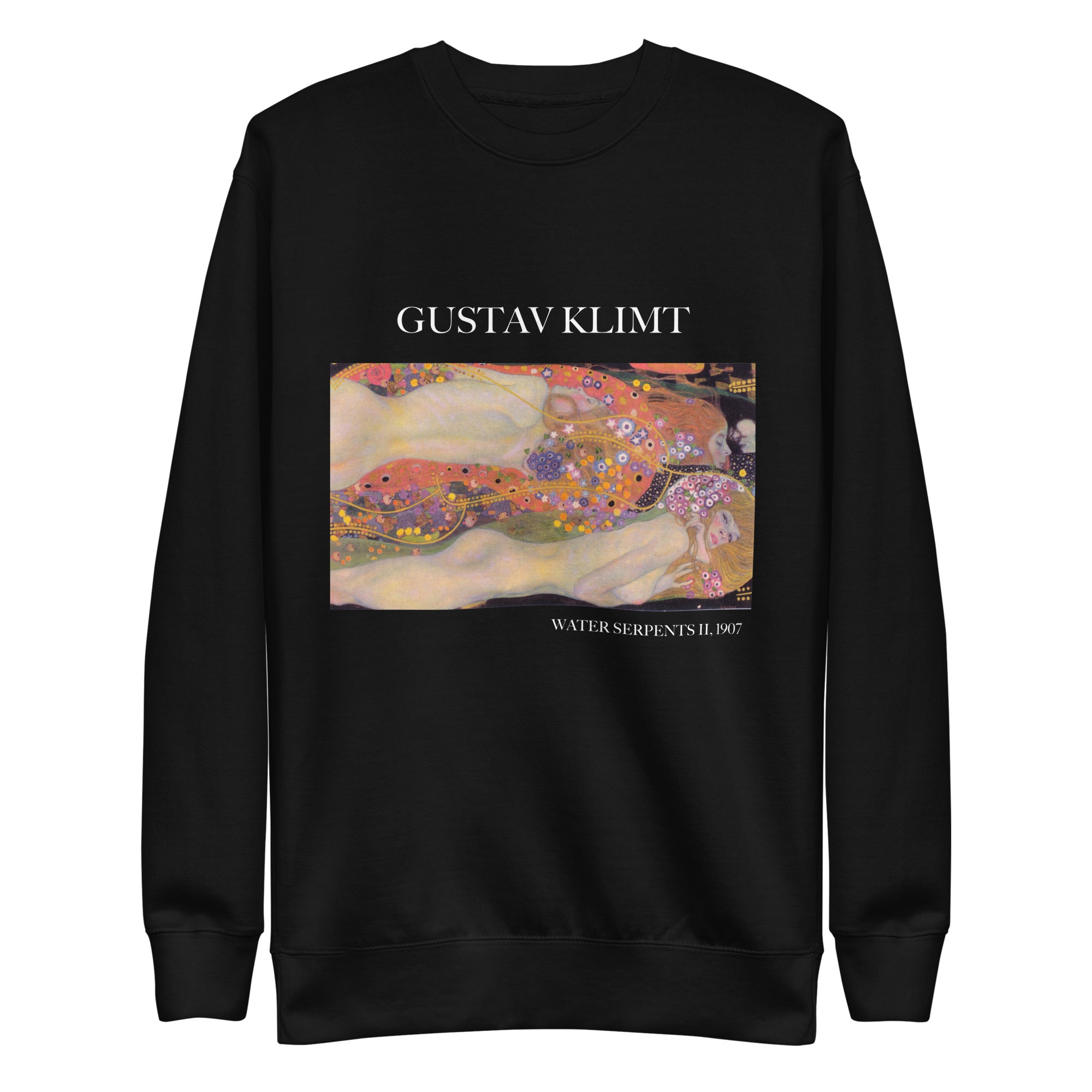 Gustav Klimt 'Water Serpents II' Famous Painting Sweatshirt | Unisex Premium Sweatshirt