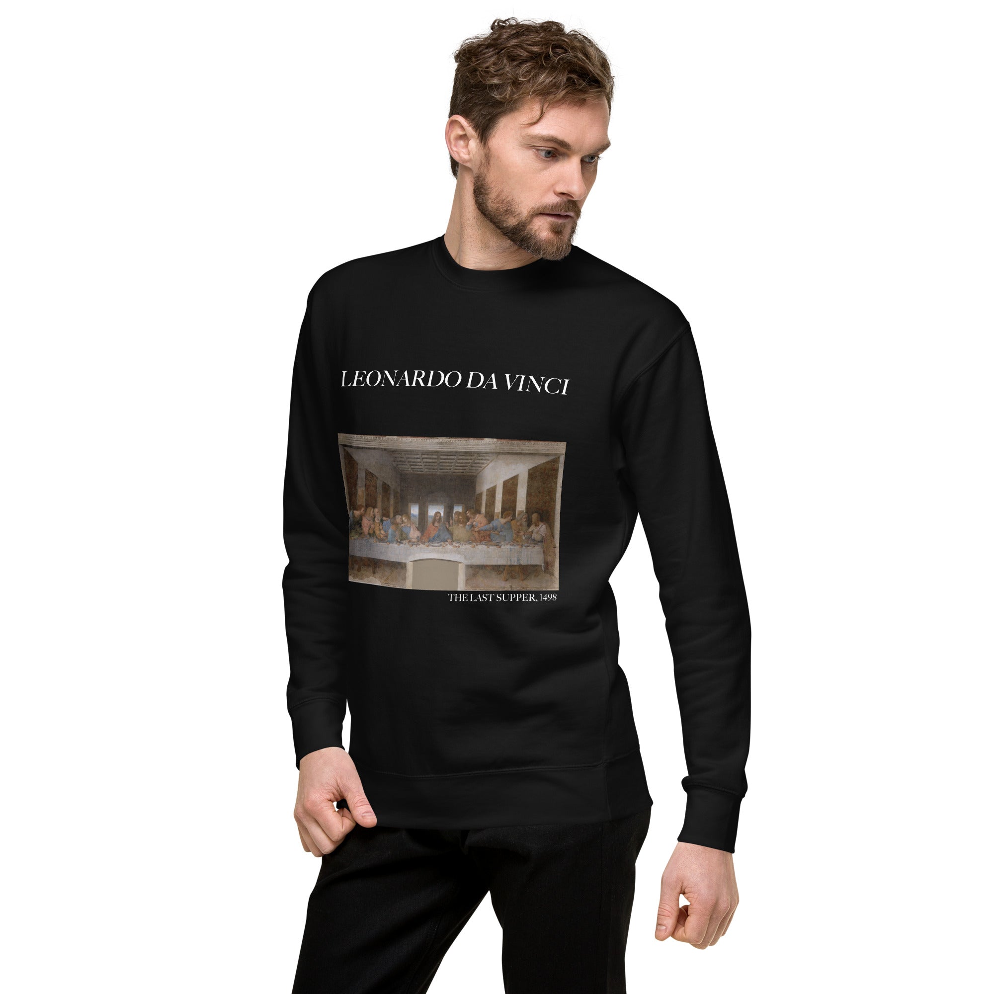 Sweatshirt mit berühmtem Gemälde „Das letzte Abendmahl“ von Leonardo da Vinci, Unisex, Premium-Sweatshirt