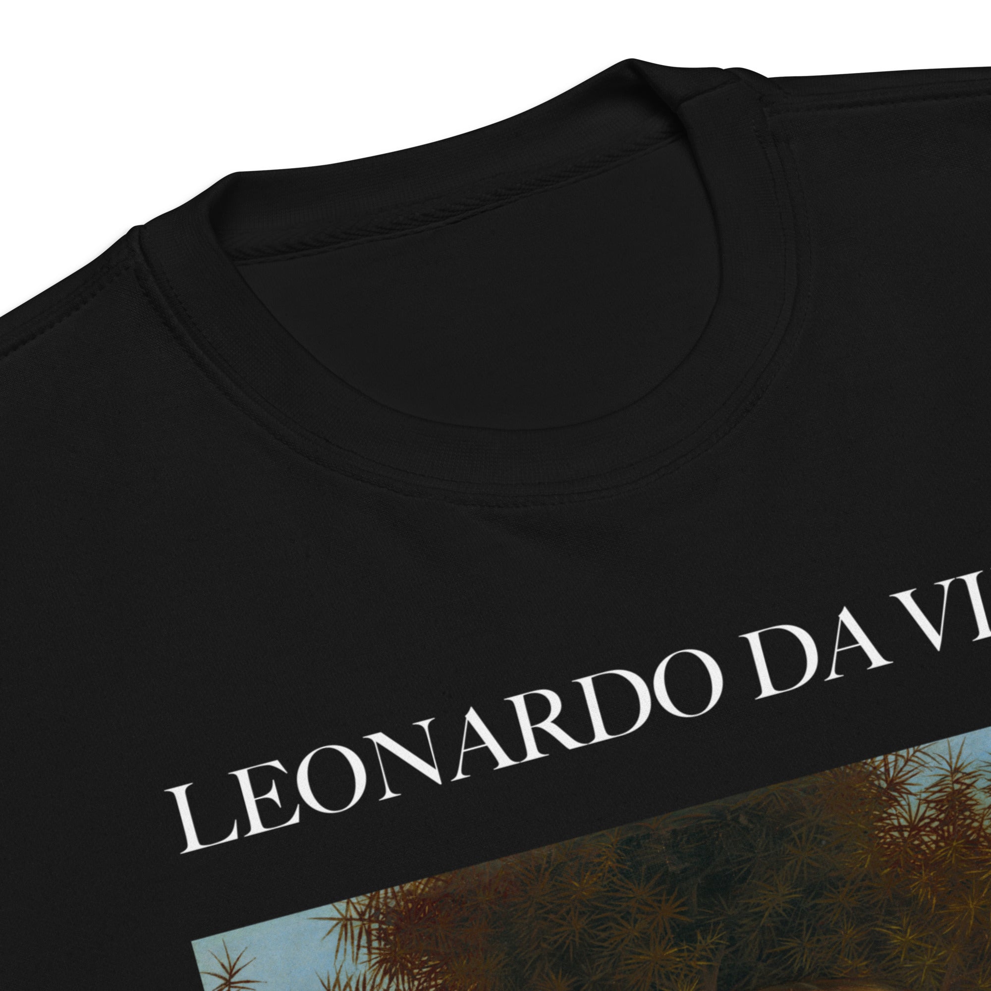 Sweatshirt mit berühmtem Gemälde „Ginevra de‘ Benci“ von Leonardo da Vinci, Premium-Unisex-Sweatshirt