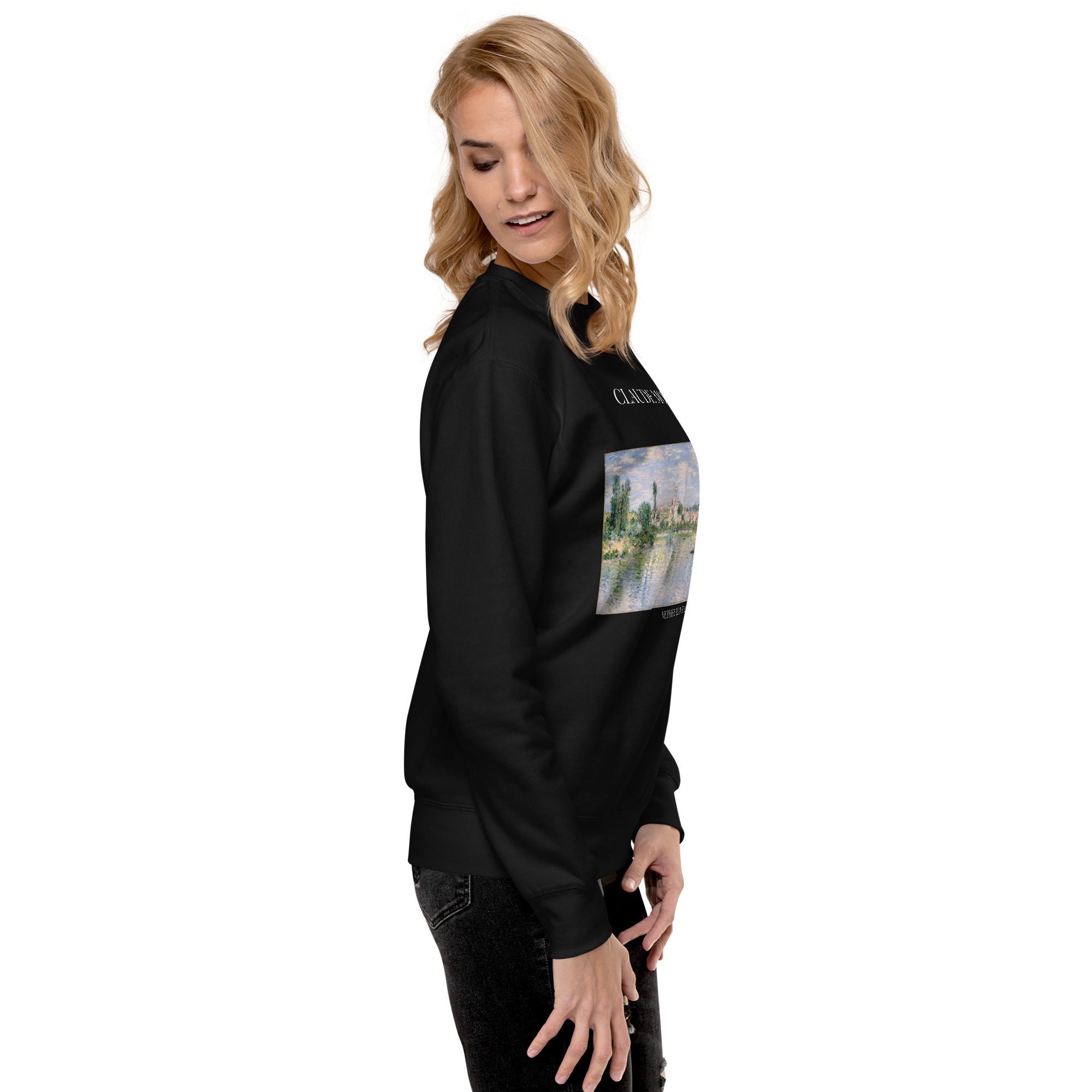 Sweatshirt „Vetheuil im Sommer“ von Claude Monet, berühmtes Gemälde, Unisex, Premium-Sweatshirt