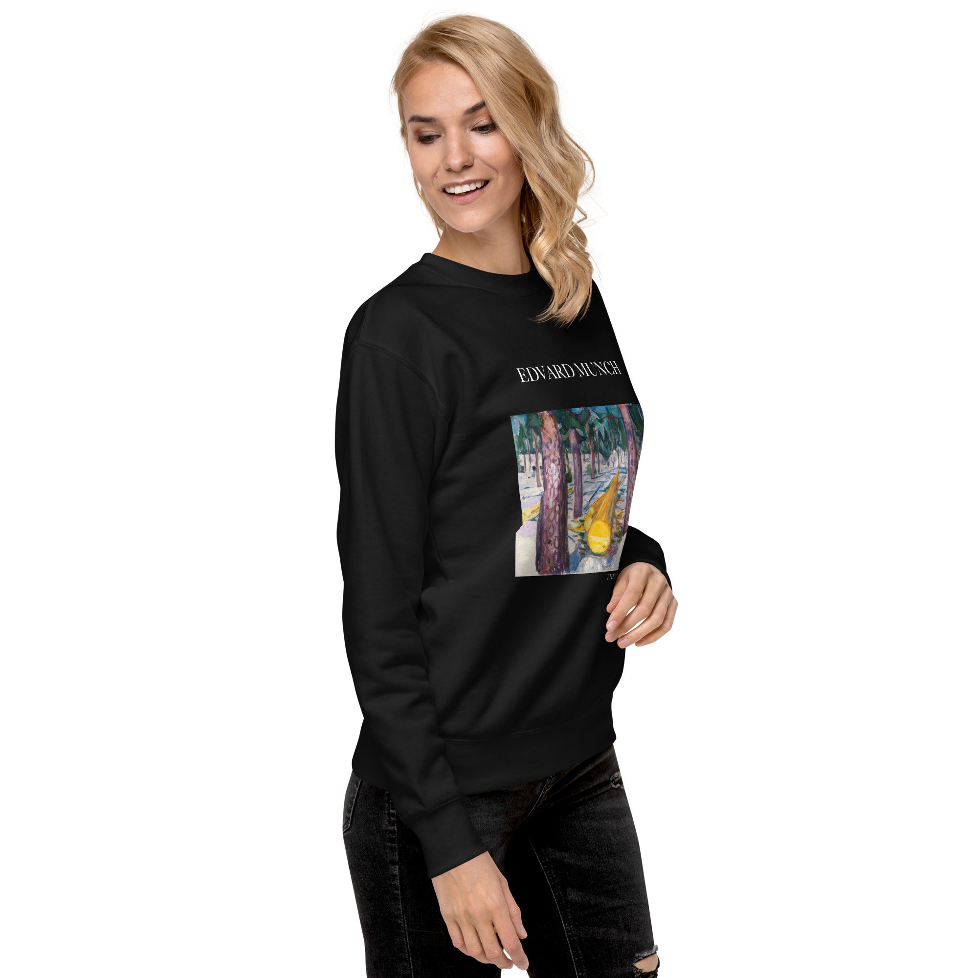 Edvard Munch 'The Yellow Log' Famous Painting Sweatshirt | Unisex Premium Sweatshirt