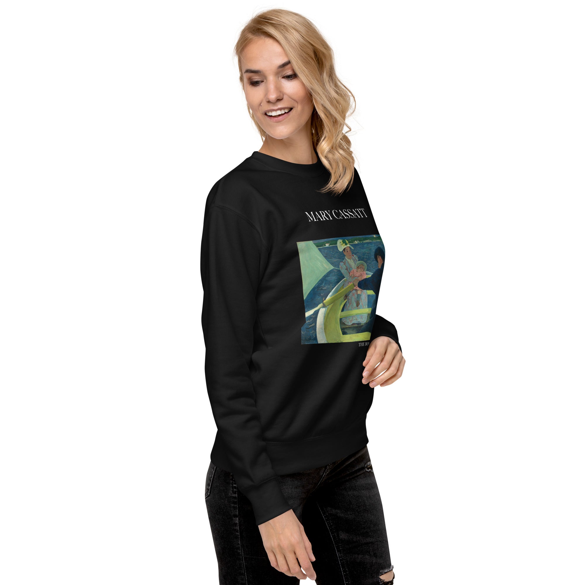 Sweatshirt mit berühmtem Gemälde „The Boating Party“ von Mary Cassatt | Premium-Sweatshirt für Unisex