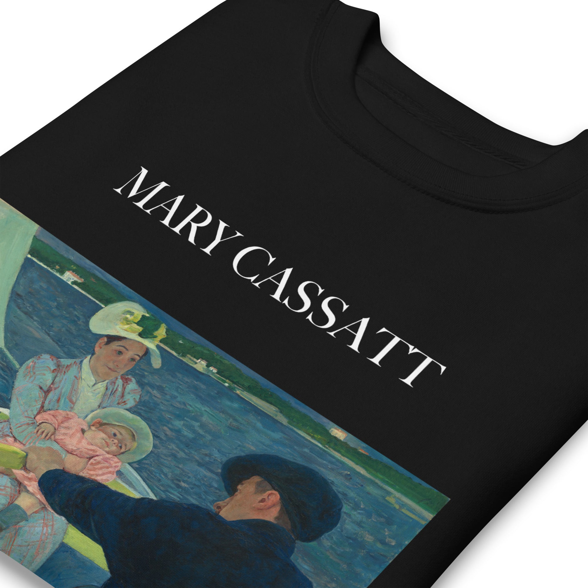 Sweatshirt mit berühmtem Gemälde „The Boating Party“ von Mary Cassatt | Premium-Sweatshirt für Unisex