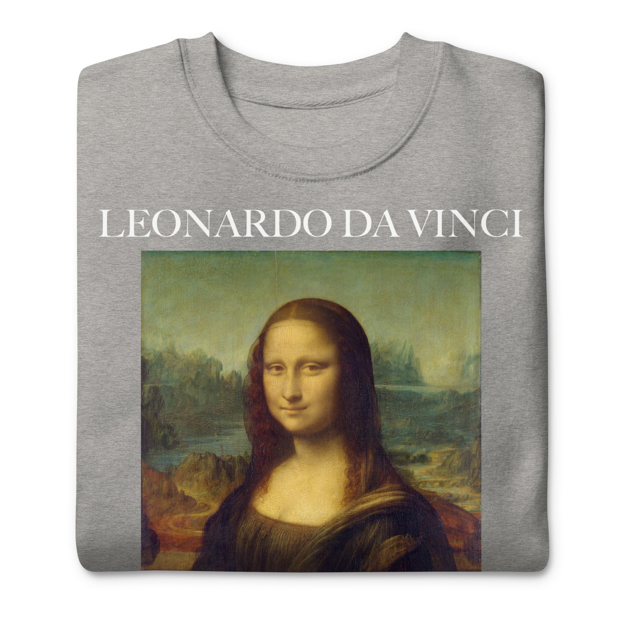 Leonardo da Vinci 'Mona Lisa' Famous Painting Sweatshirt | Unisex Premium Sweatshirt