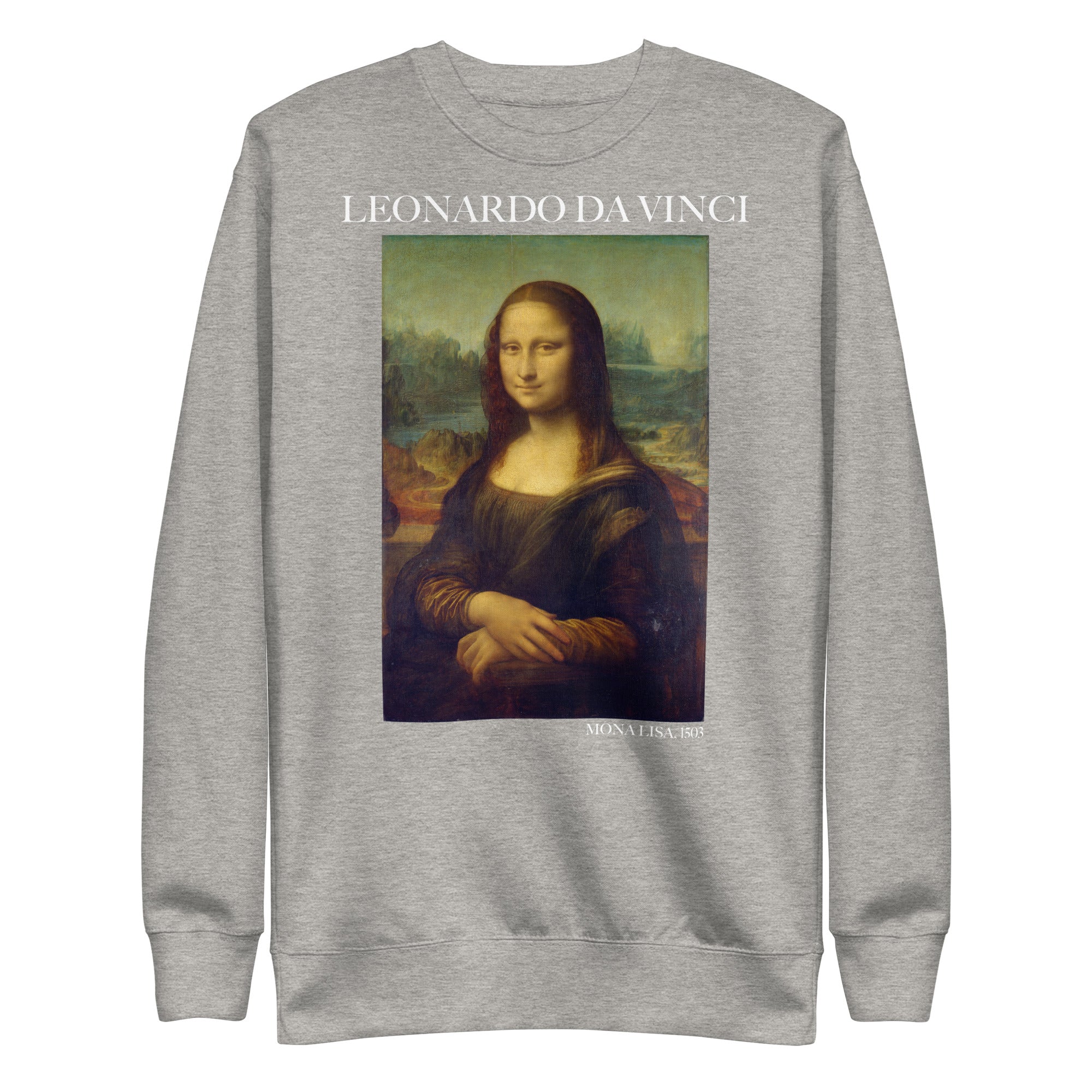 Leonardo da Vinci 'Mona Lisa' Famous Painting Sweatshirt | Unisex Premium Sweatshirt