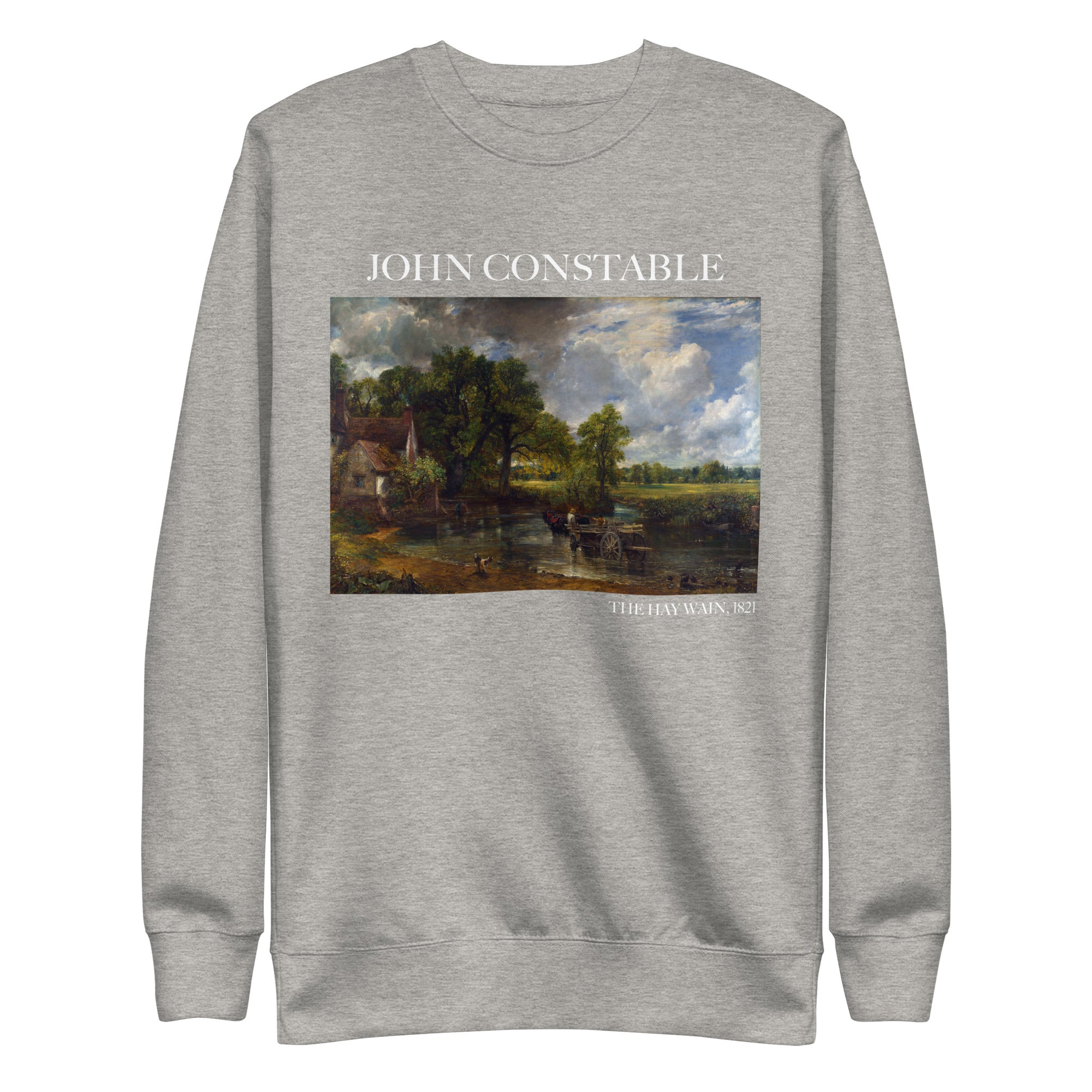 John Constable 'The Hay Wain' Famous Painting Sweatshirt | Unisex Premium Sweatshirt