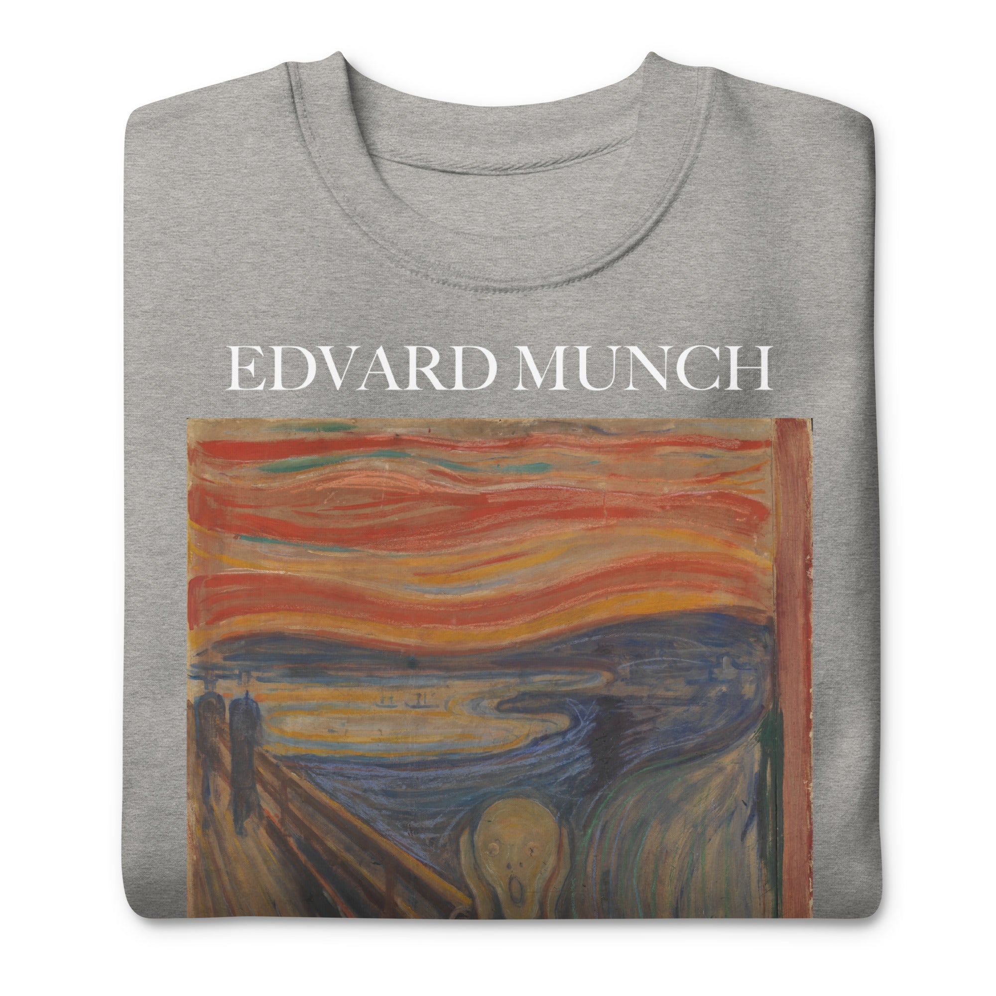 Sweatshirt mit berühmtem Gemälde „Der Schrei“ von Edvard Munch, Premium-Unisex-Sweatshirt