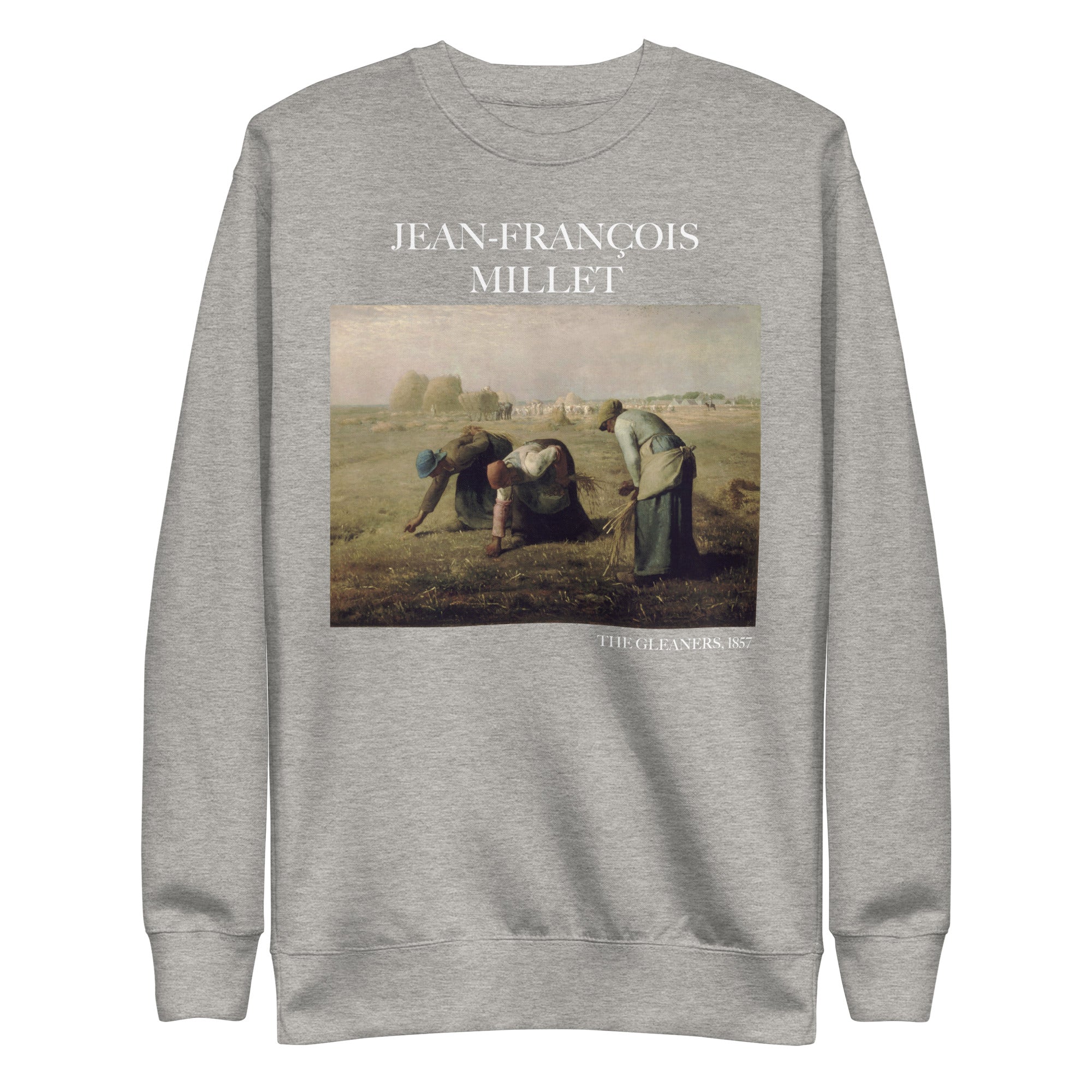 Sweatshirt mit berühmtem Gemälde „Die Ährenleserinnen“ von Jean-François Millet | Premium-Sweatshirt für Unisex