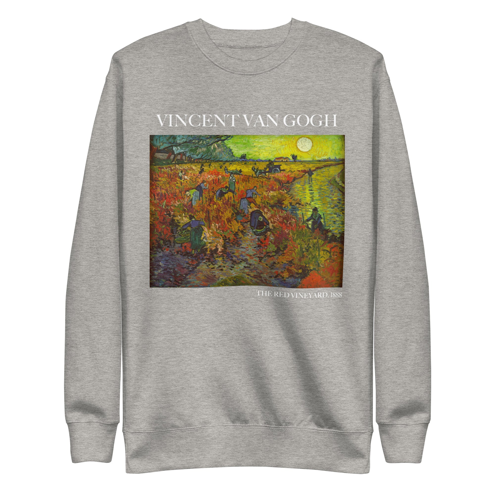 Vincent van Gogh 'The Red Vineyard' Famous Painting Sweatshirt | Unisex Premium Sweatshirt