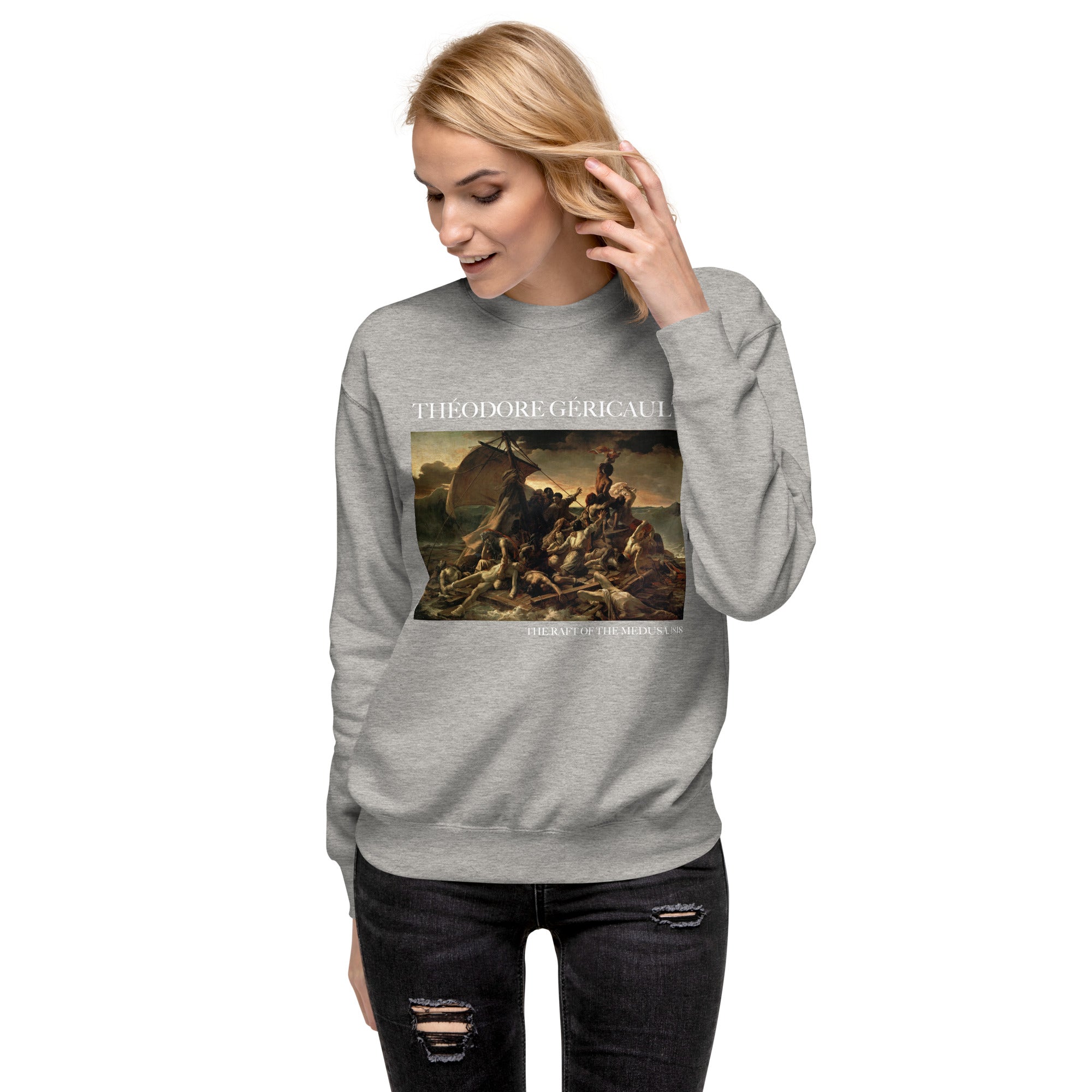 Théodore Géricault 'The Raft of the Medusa' Famous Painting Sweatshirt | Unisex Premium Sweatshirt