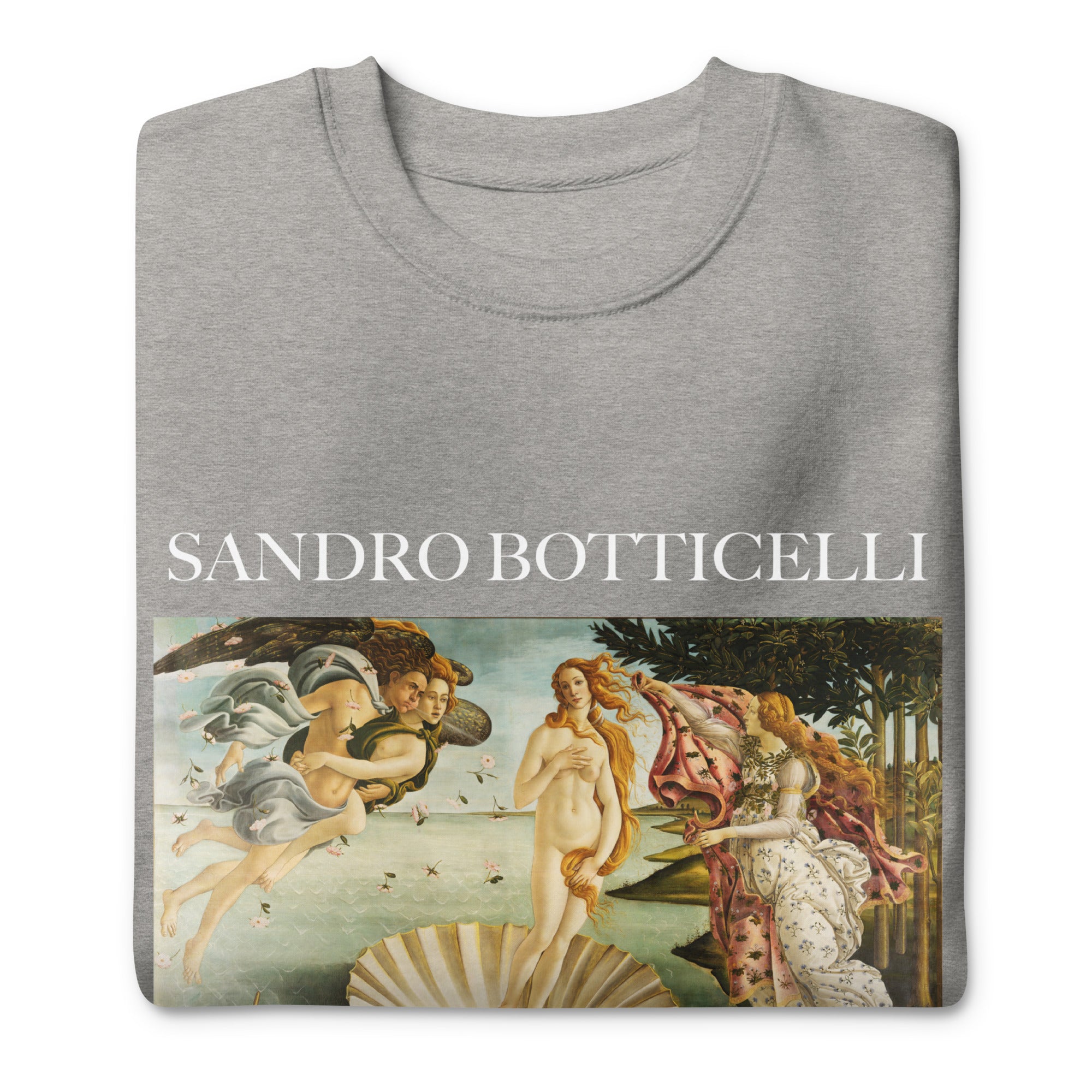 Sweatshirt mit berühmtem Gemälde „Die Geburt der Venus“ von Sandro Botticelli | Premium-Unisex-Sweatshirt