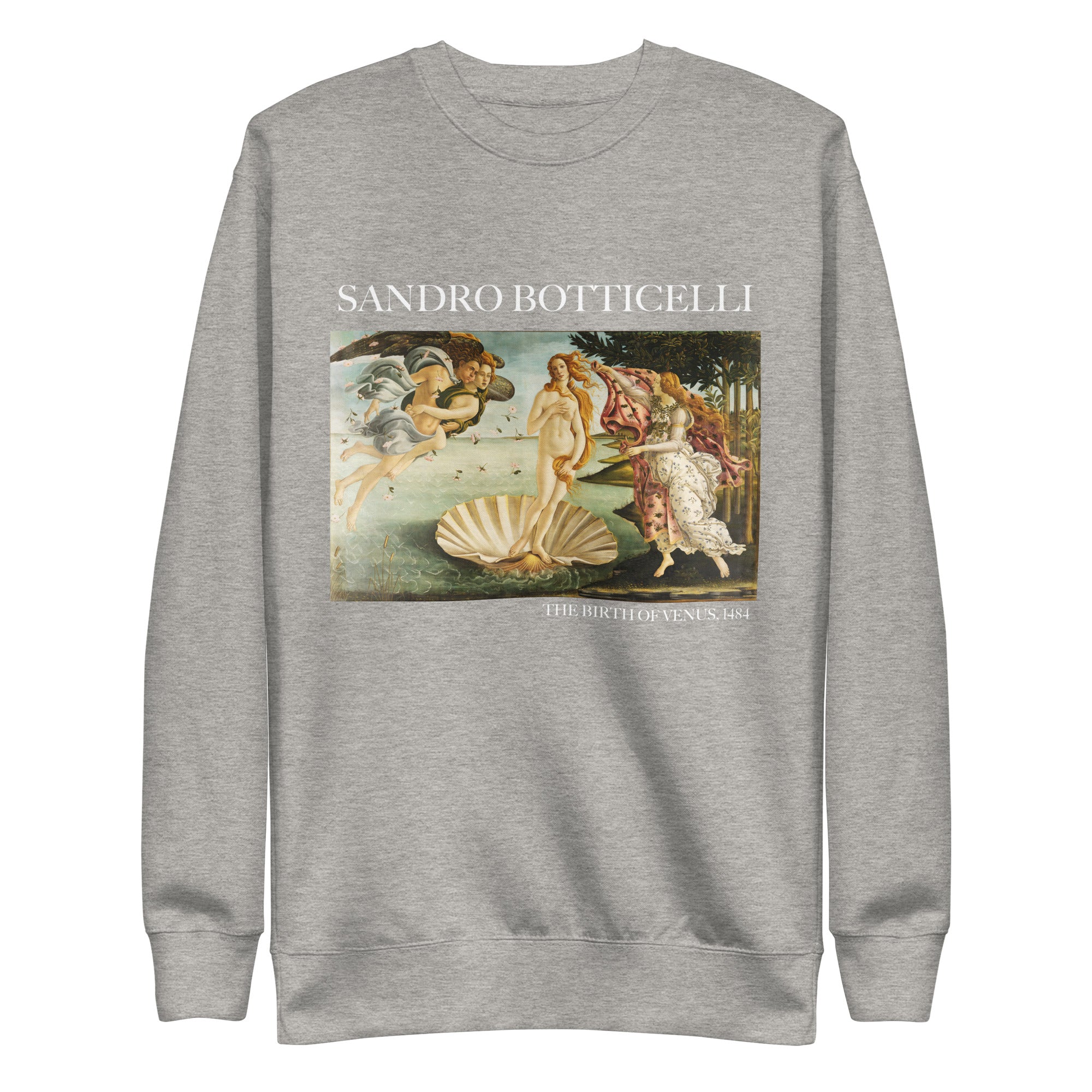 Sweatshirt mit berühmtem Gemälde „Die Geburt der Venus“ von Sandro Botticelli | Premium-Unisex-Sweatshirt