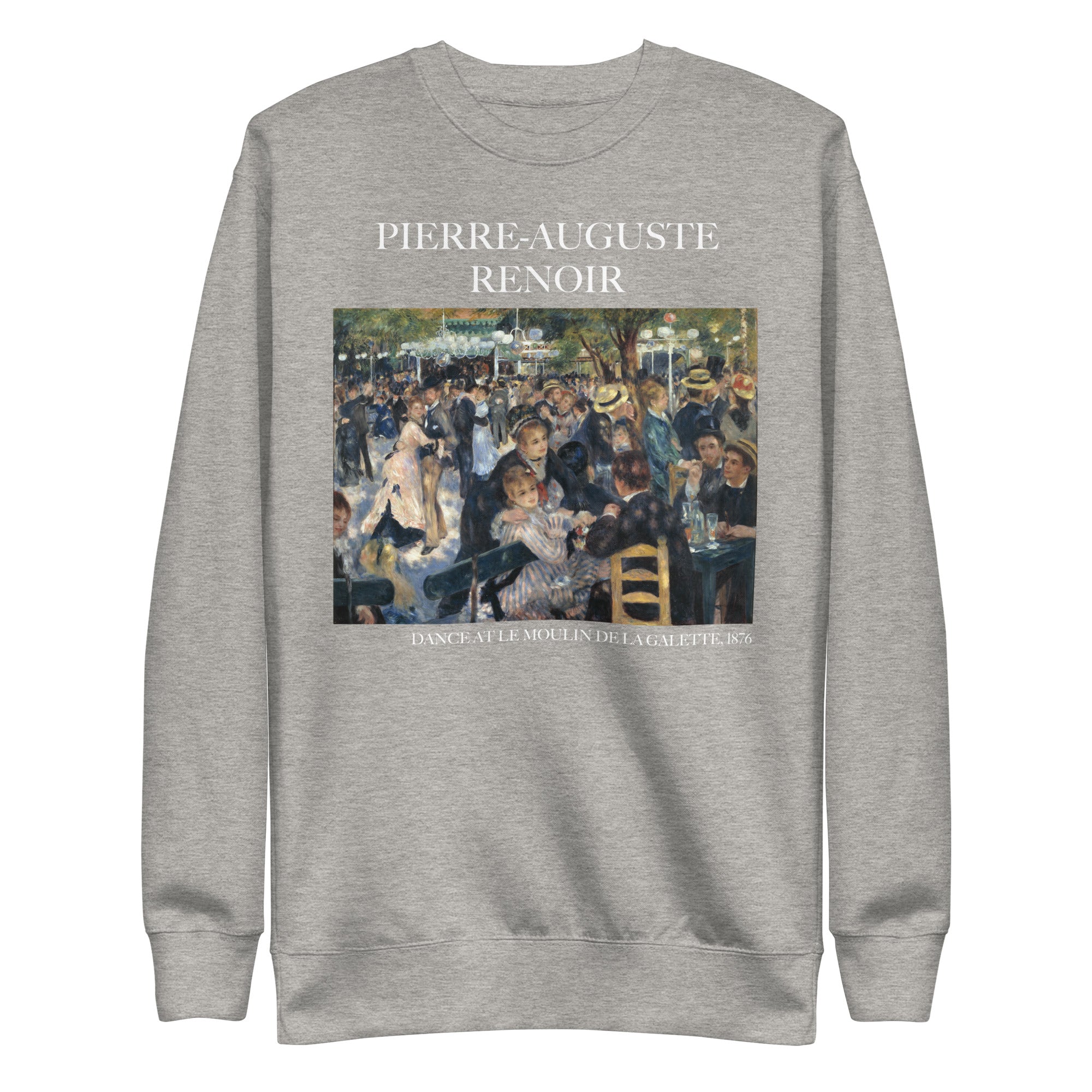 Pierre-Auguste Renoir 'Dance at Le Moulin de la Galette' Famous Painting Sweatshirt | Unisex Premium Sweatshirt