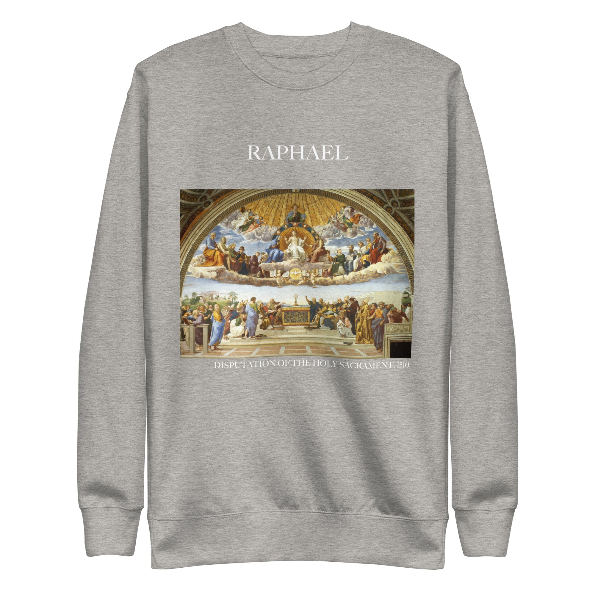 Raphael 'Disputation of the Holy Sacrament' Famous Painting Sweatshirt | Unisex Premium Sweatshirt