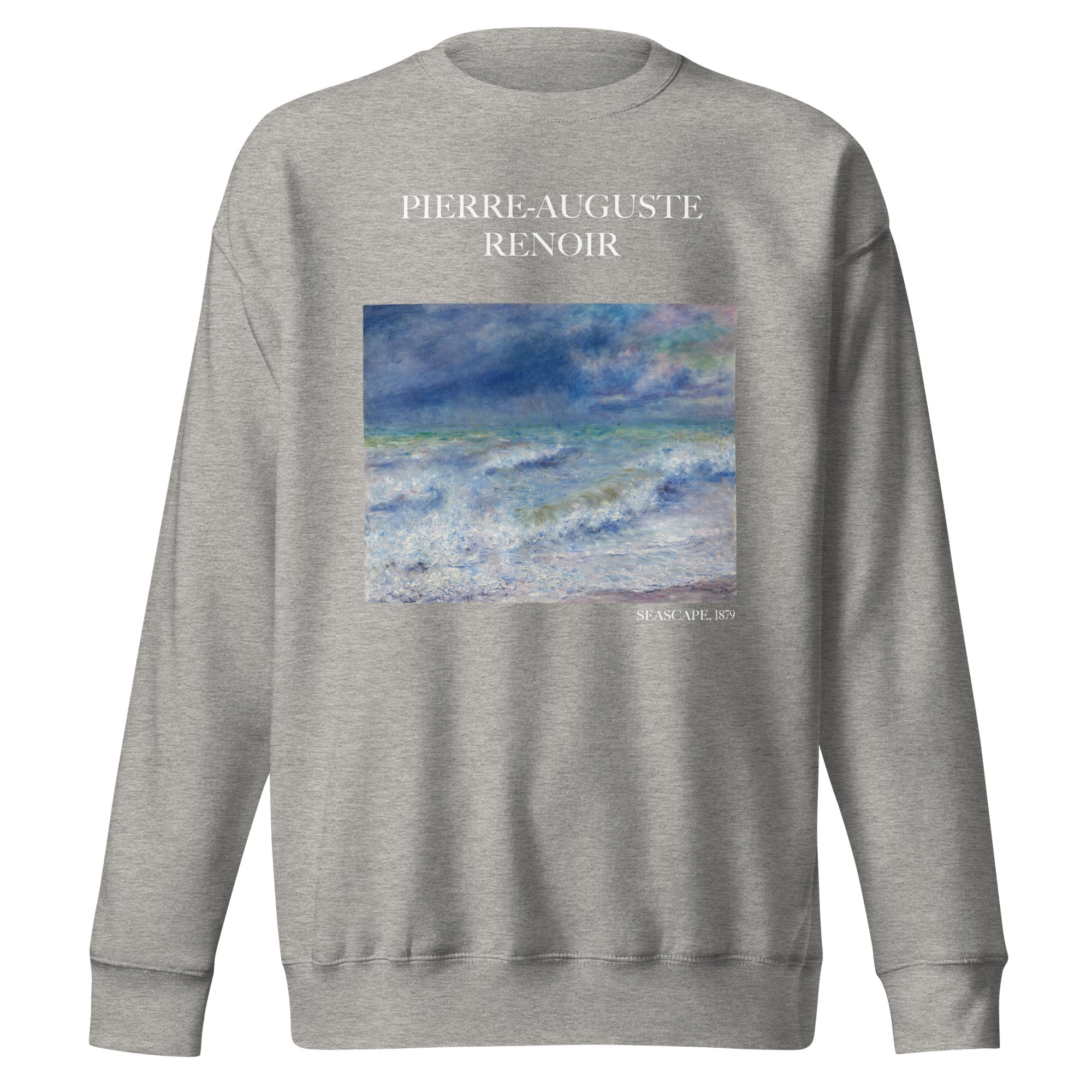 Sweatshirt mit berühmtem Gemälde „Meereslandschaft“ von Pierre-Auguste Renoir, Unisex-Premium-Sweatshirt