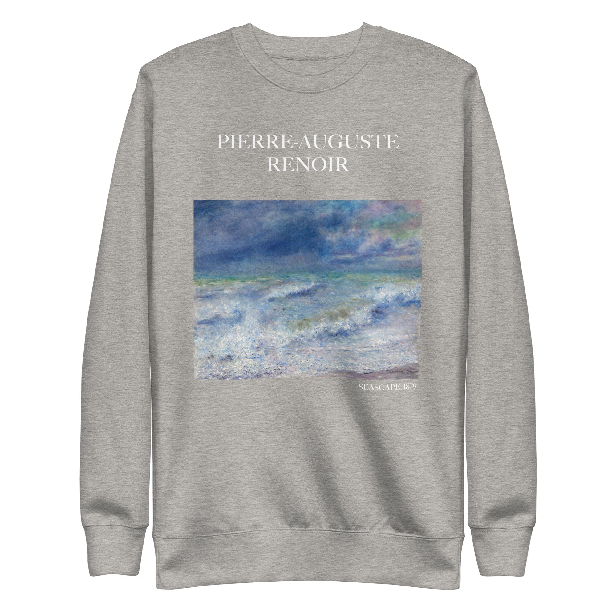 Sweatshirt mit berühmtem Gemälde „Meereslandschaft“ von Pierre-Auguste Renoir, Unisex-Premium-Sweatshirt