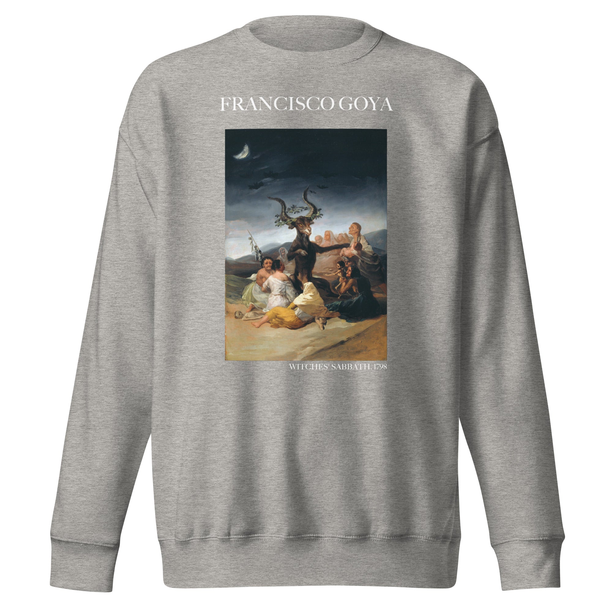 Francisco Goya 'Hexensabbat' Berühmtes Gemälde Sweatshirt | Unisex Premium Sweatshirt