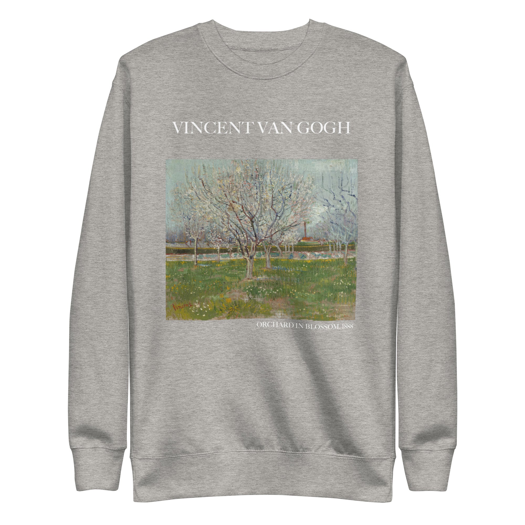 Sweatshirt mit berühmtem Gemälde „Obstgarten in Blüte“ von Vincent van Gogh | Premium-Sweatshirt für Unisex