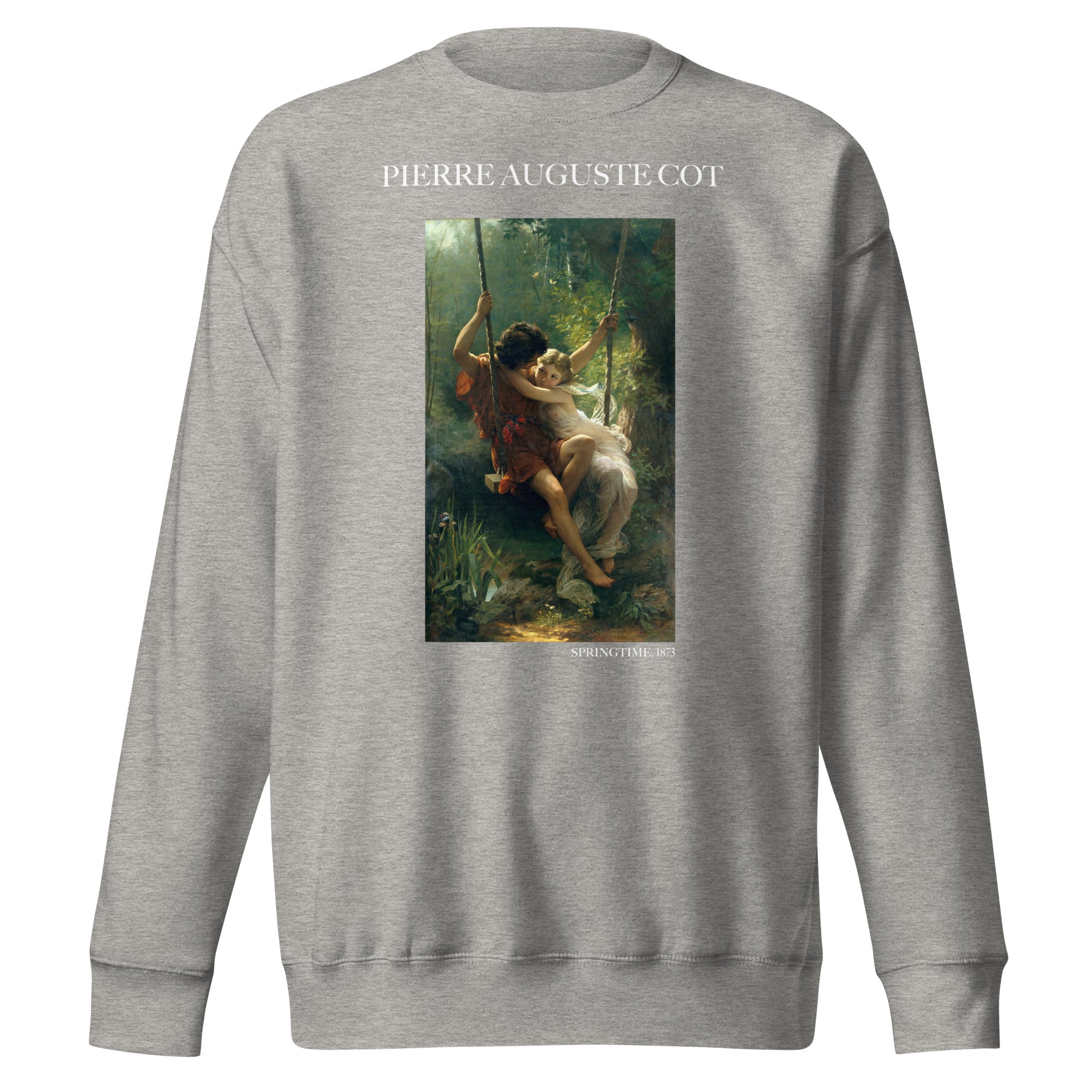 Sweatshirt mit berühmtem Gemälde „Frühling“ von Pierre Auguste Cot | Premium-Sweatshirt für Unisex