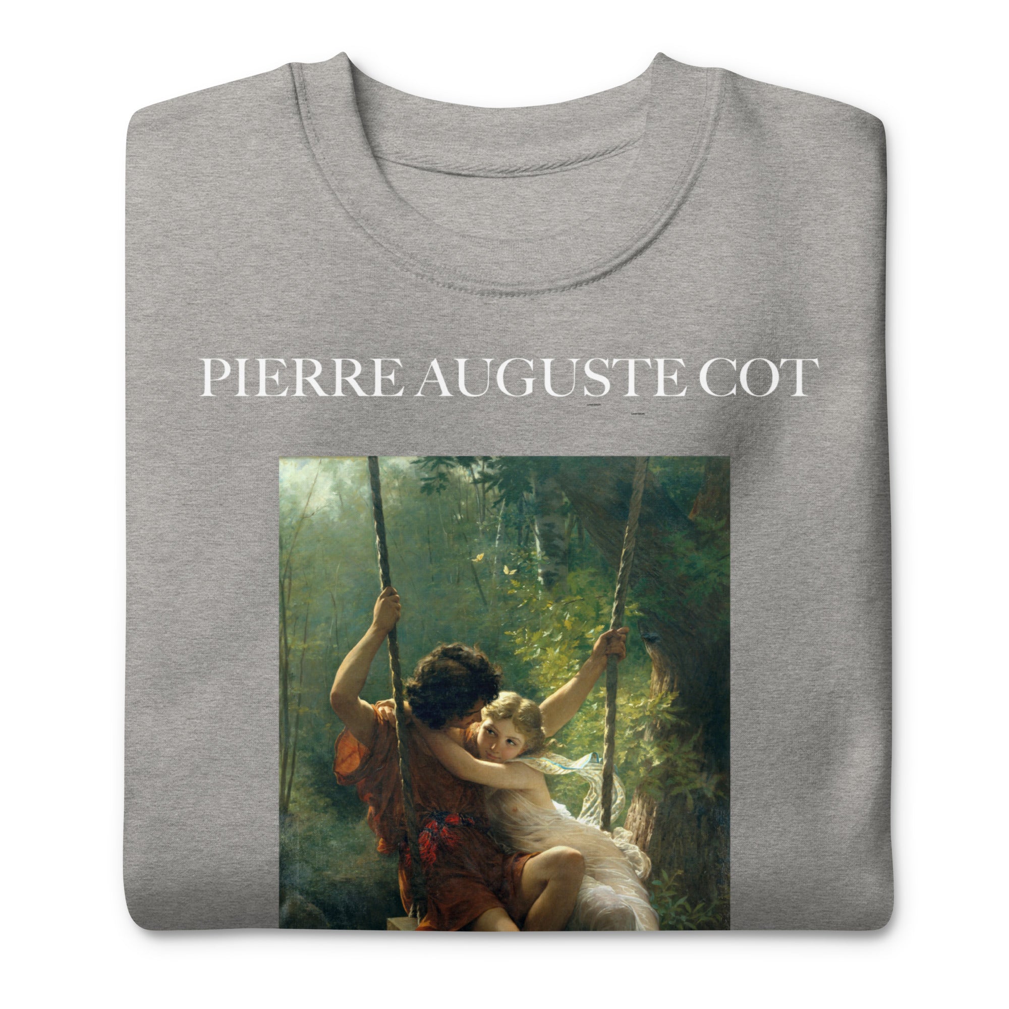 Sweatshirt mit berühmtem Gemälde „Frühling“ von Pierre Auguste Cot | Premium-Sweatshirt für Unisex