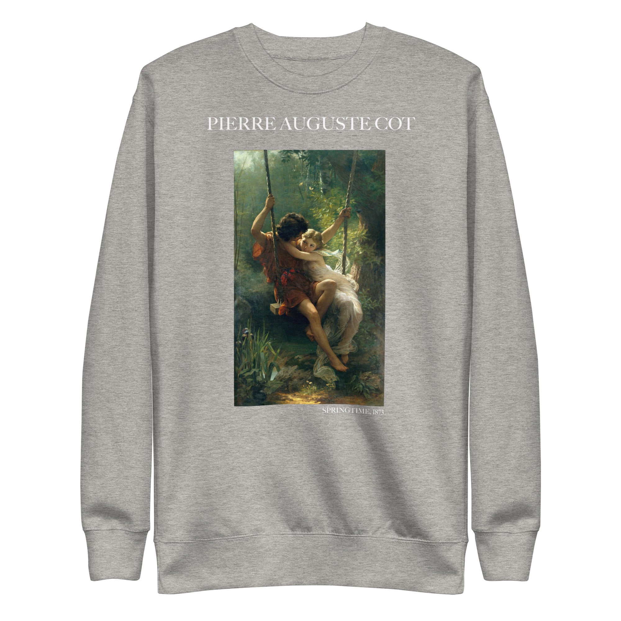 Sweatshirt mit berühmtem Gemälde „Frühling“ von Pierre Auguste Cot | Premium-Sweatshirt für Unisex