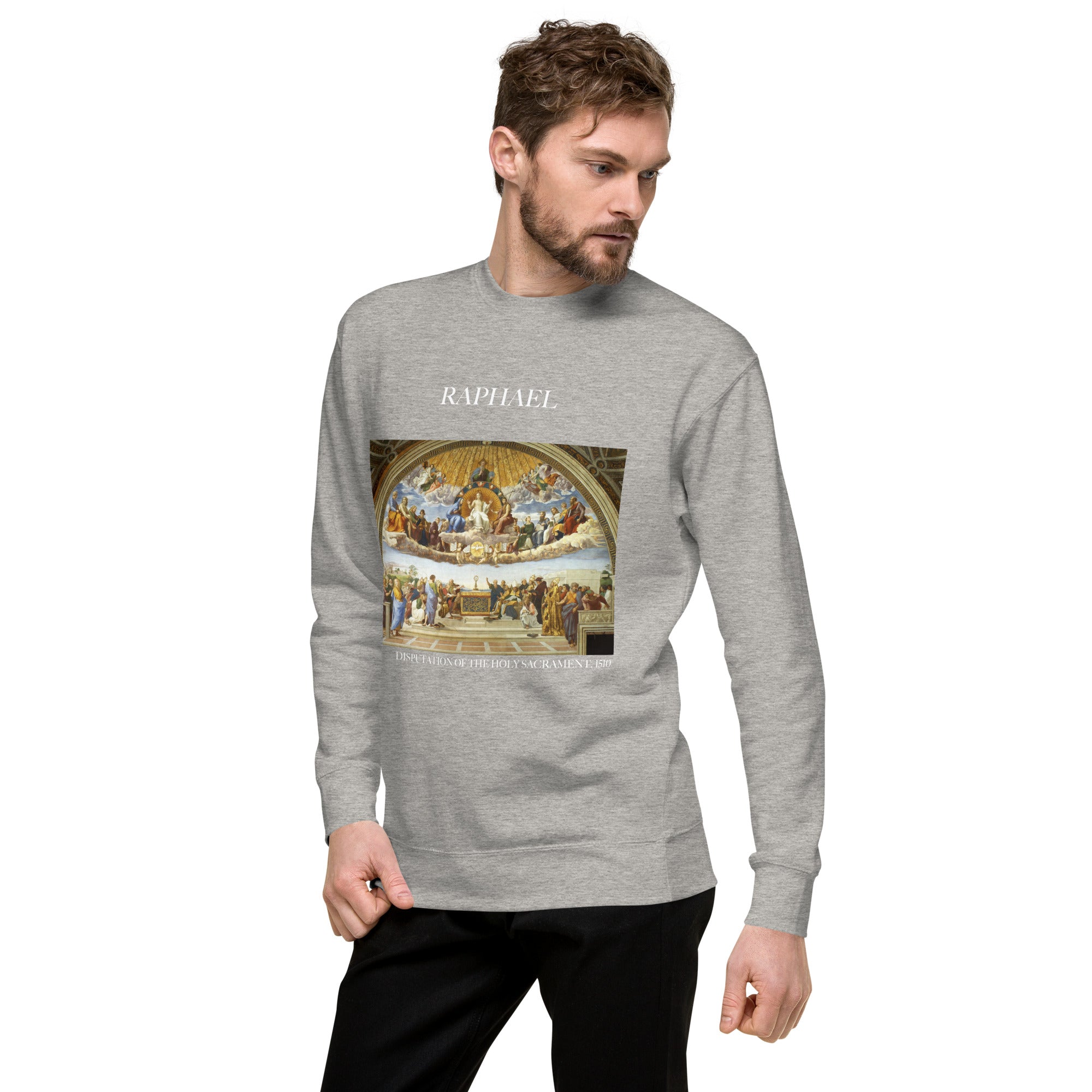 Raphael 'Disputation of the Holy Sacrament' Famous Painting Sweatshirt | Unisex Premium Sweatshirt