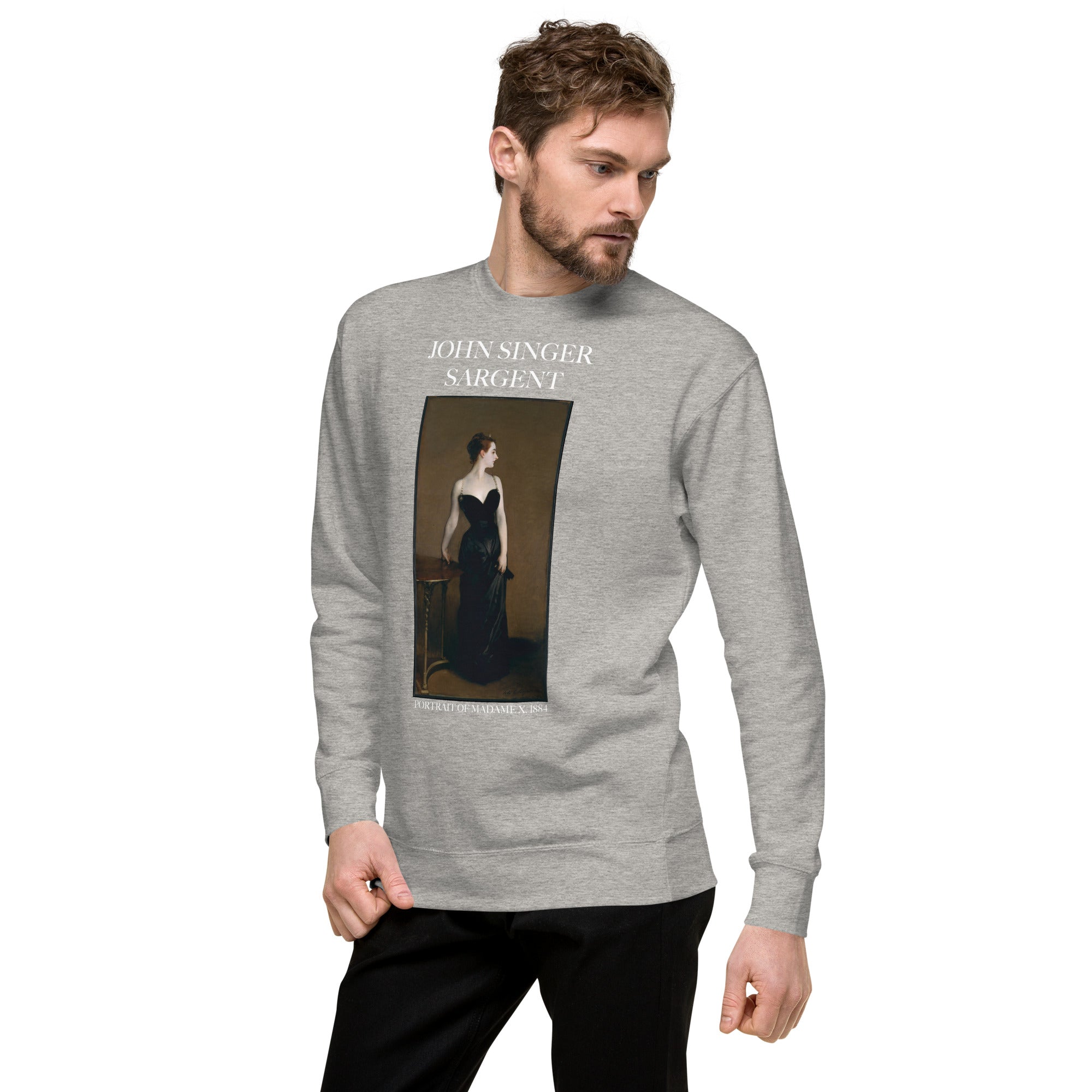 Sweatshirt mit berühmtem Gemälde „Portrait of Madame X“ von John Singer Sargent | Premium-Sweatshirt für Unisex