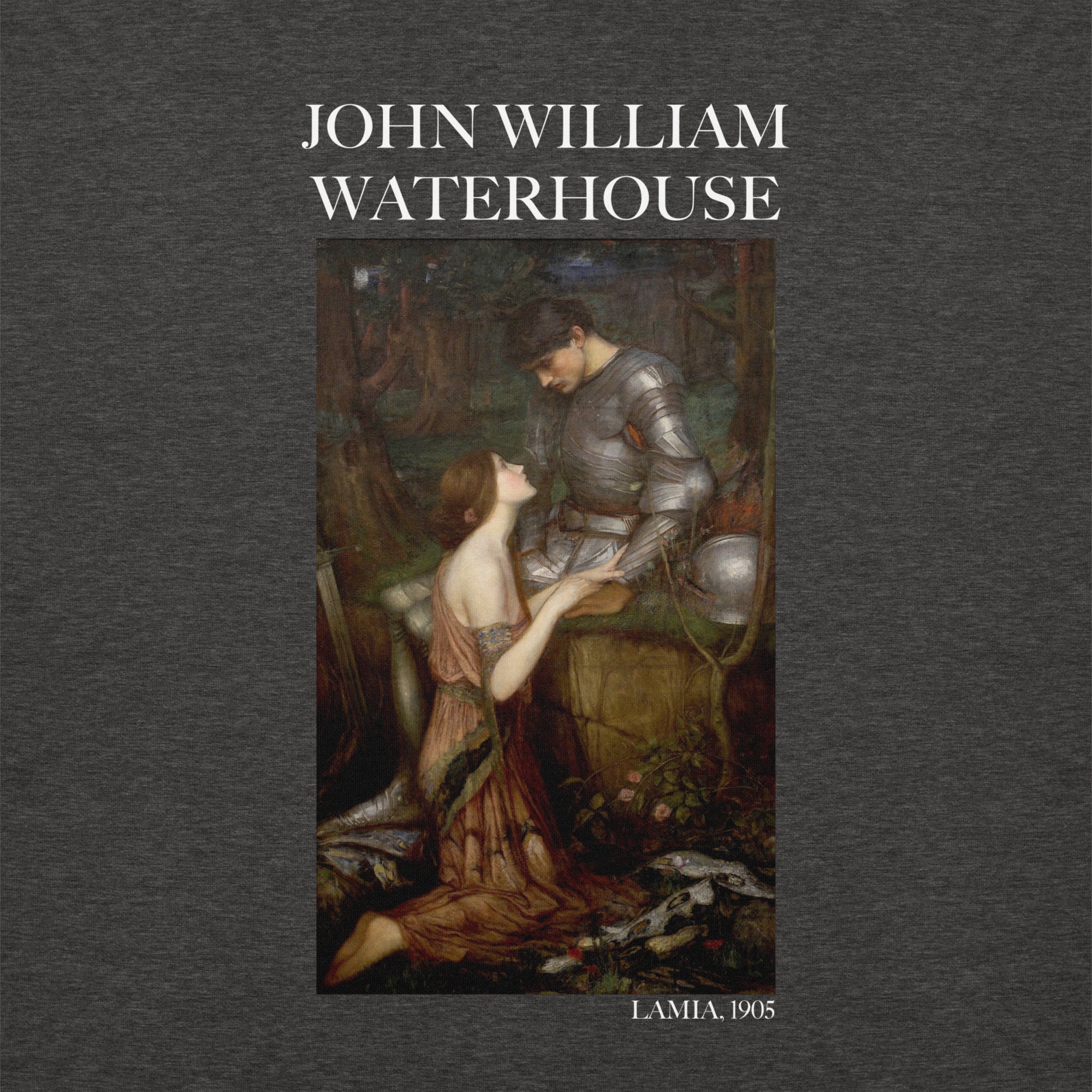 John William Waterhouse 'Lamia' Famous Painting Sweatshirt | Unisex Premium Sweatshirt