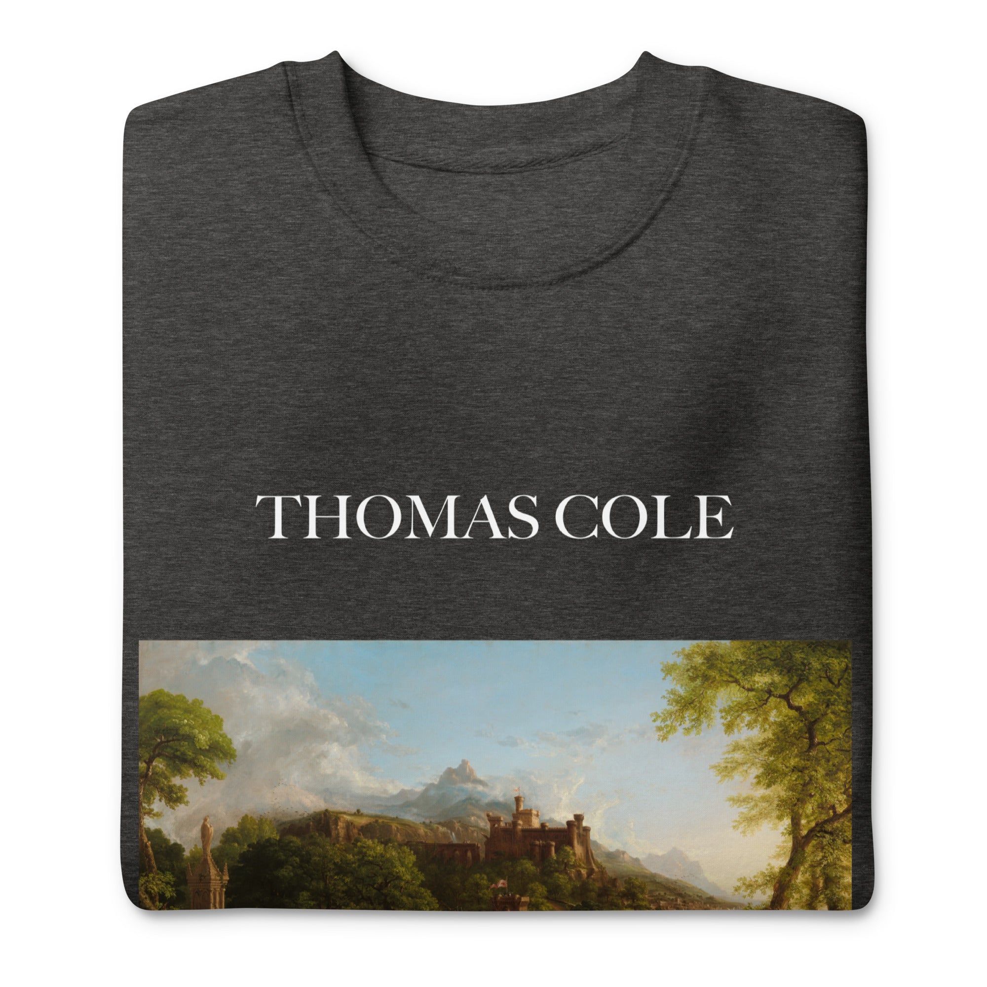 Sweatshirt mit berühmtem Gemälde „The Departure“ von Thomas Cole | Premium-Unisex-Sweatshirt