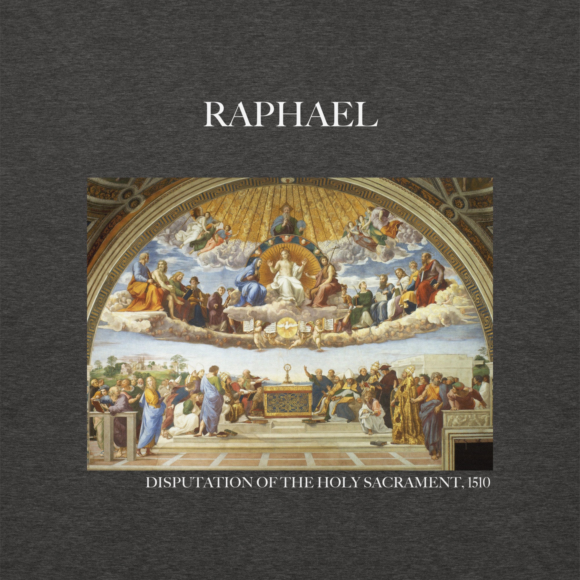 Raphael 'Disputation of the Holy Sacrament' Famous Painting Sweatshirt | Unisex Premium Sweatshirt