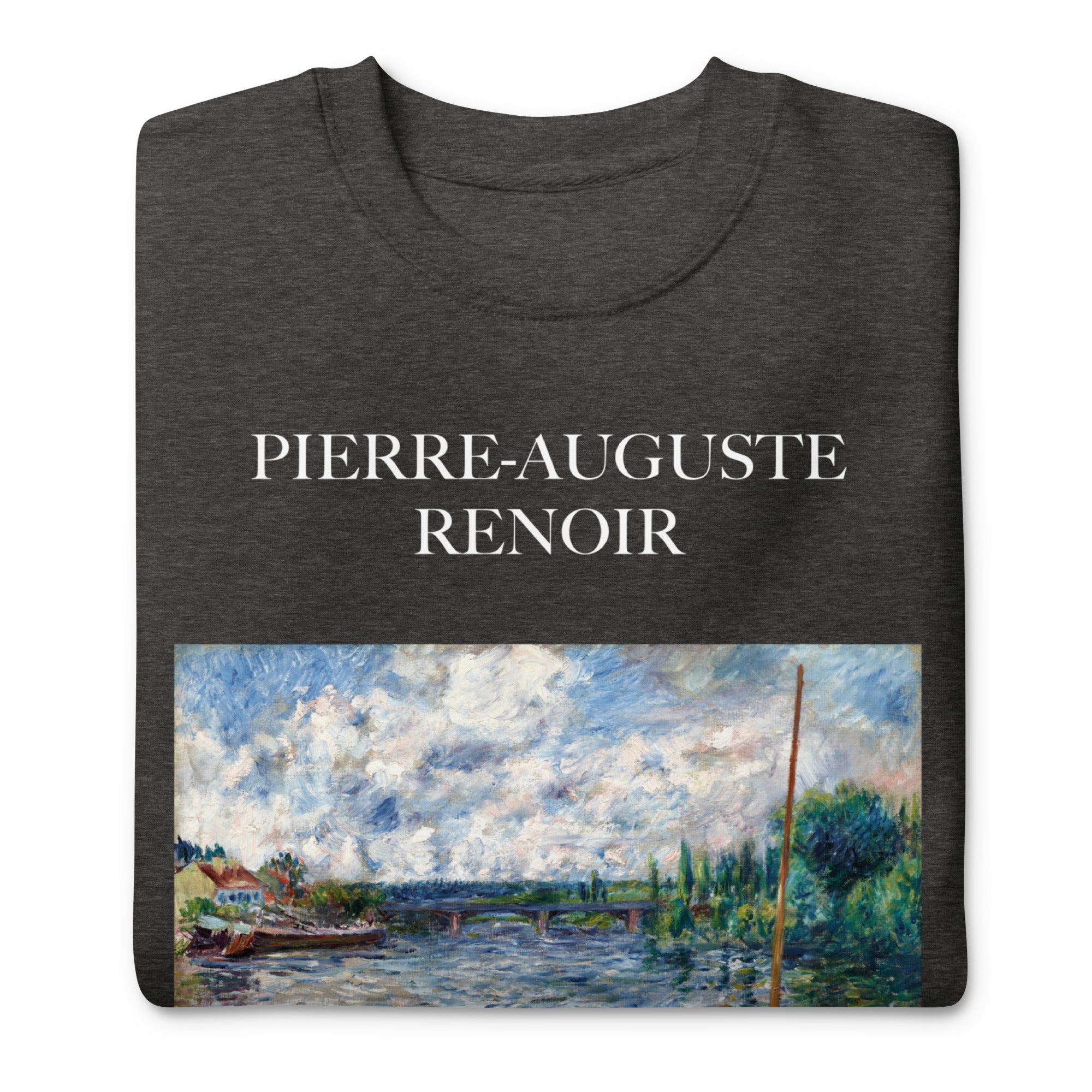 Sweatshirt mit berühmtem Gemälde „Die Seine bei Chatou“ von Pierre-Auguste Renoir | Premium-Sweatshirt für Unisex