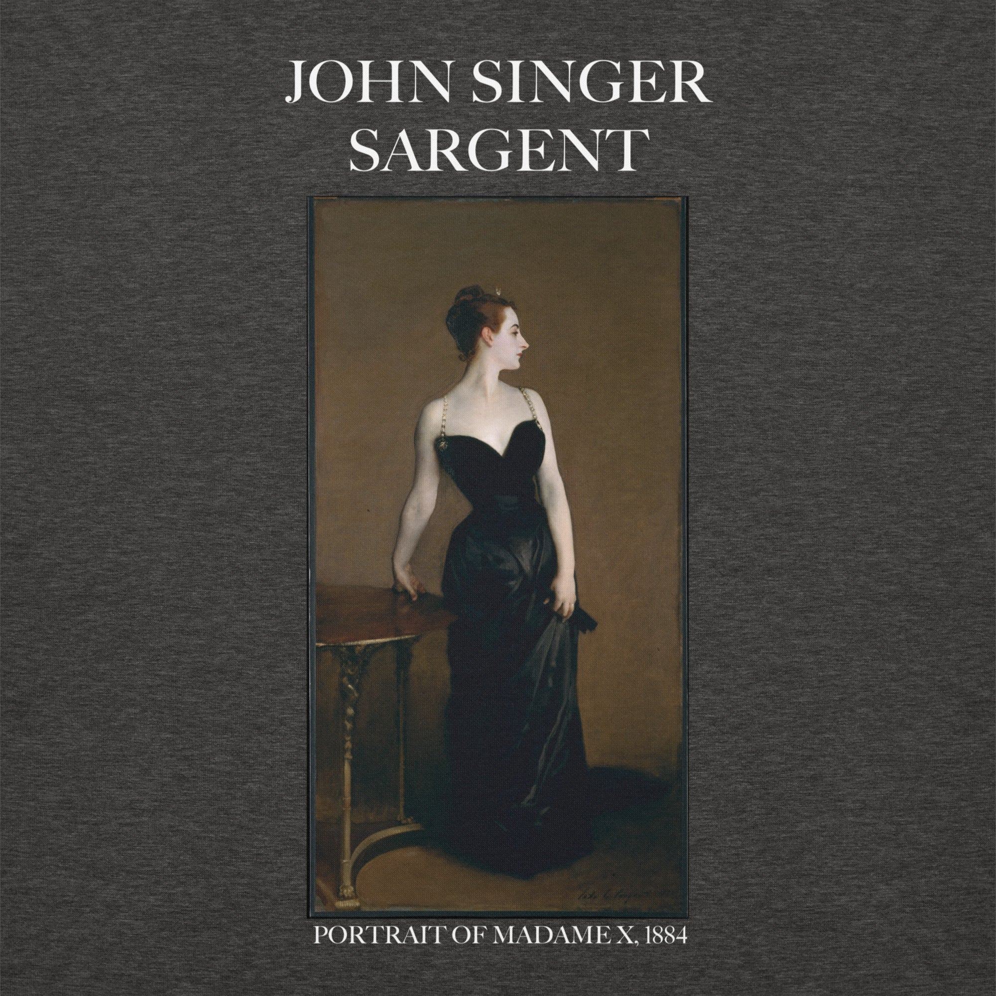 Sweatshirt mit berühmtem Gemälde „Portrait of Madame X“ von John Singer Sargent | Premium-Sweatshirt für Unisex