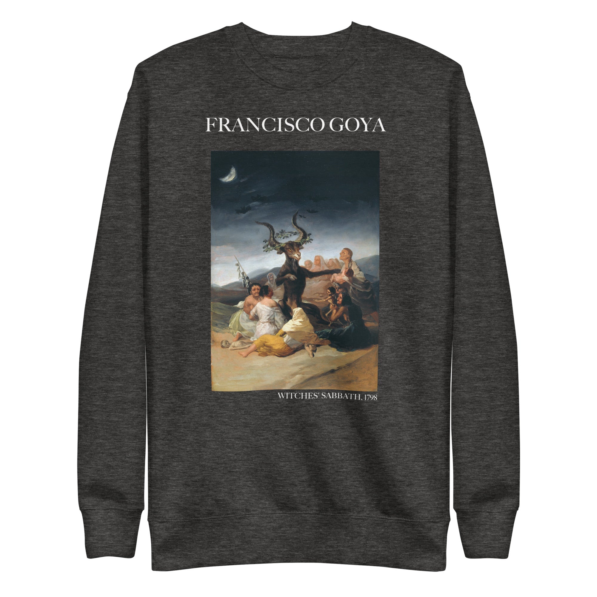 Francisco Goya 'Hexensabbat' Berühmtes Gemälde Sweatshirt | Unisex Premium Sweatshirt