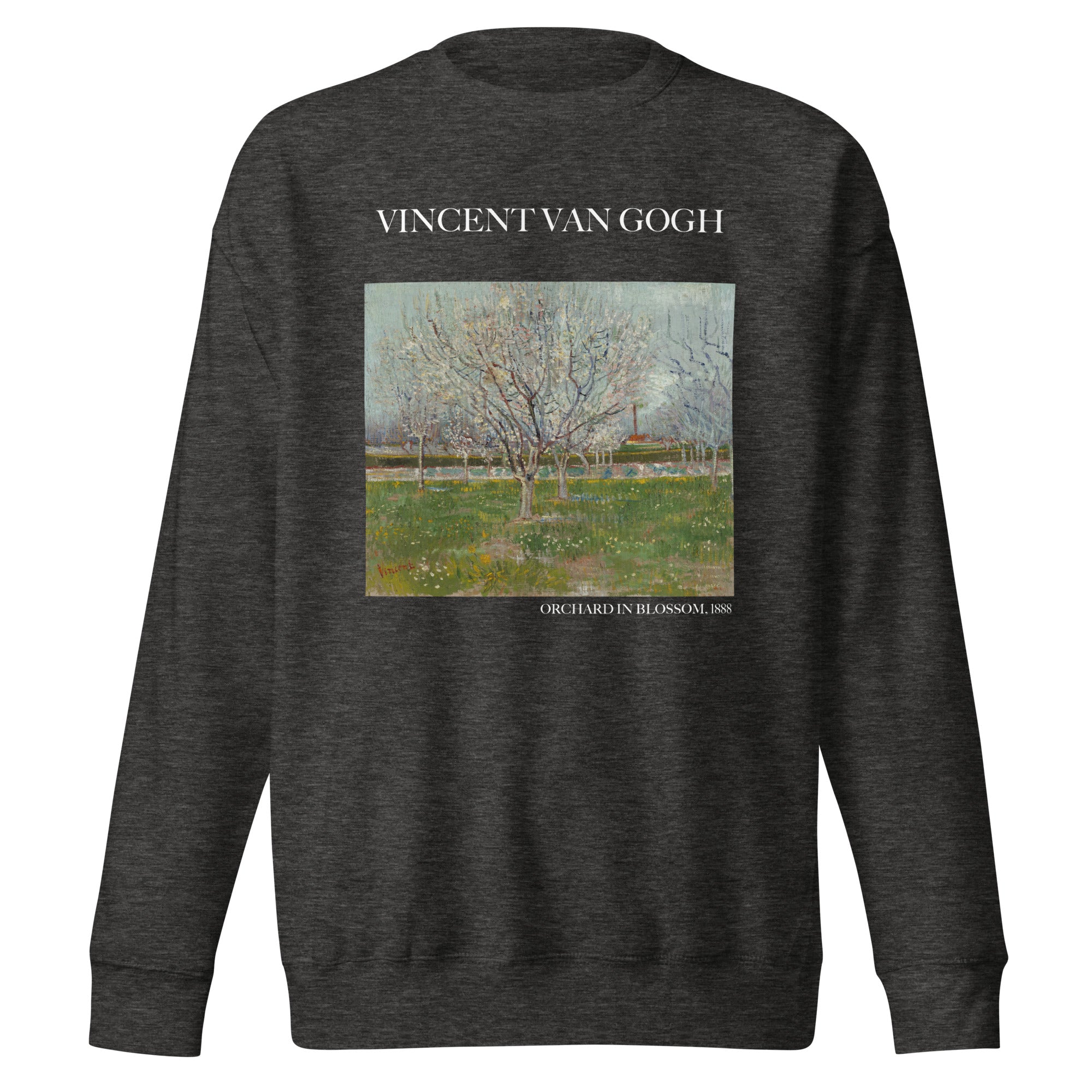 Sweatshirt mit berühmtem Gemälde „Obstgarten in Blüte“ von Vincent van Gogh | Premium-Sweatshirt für Unisex