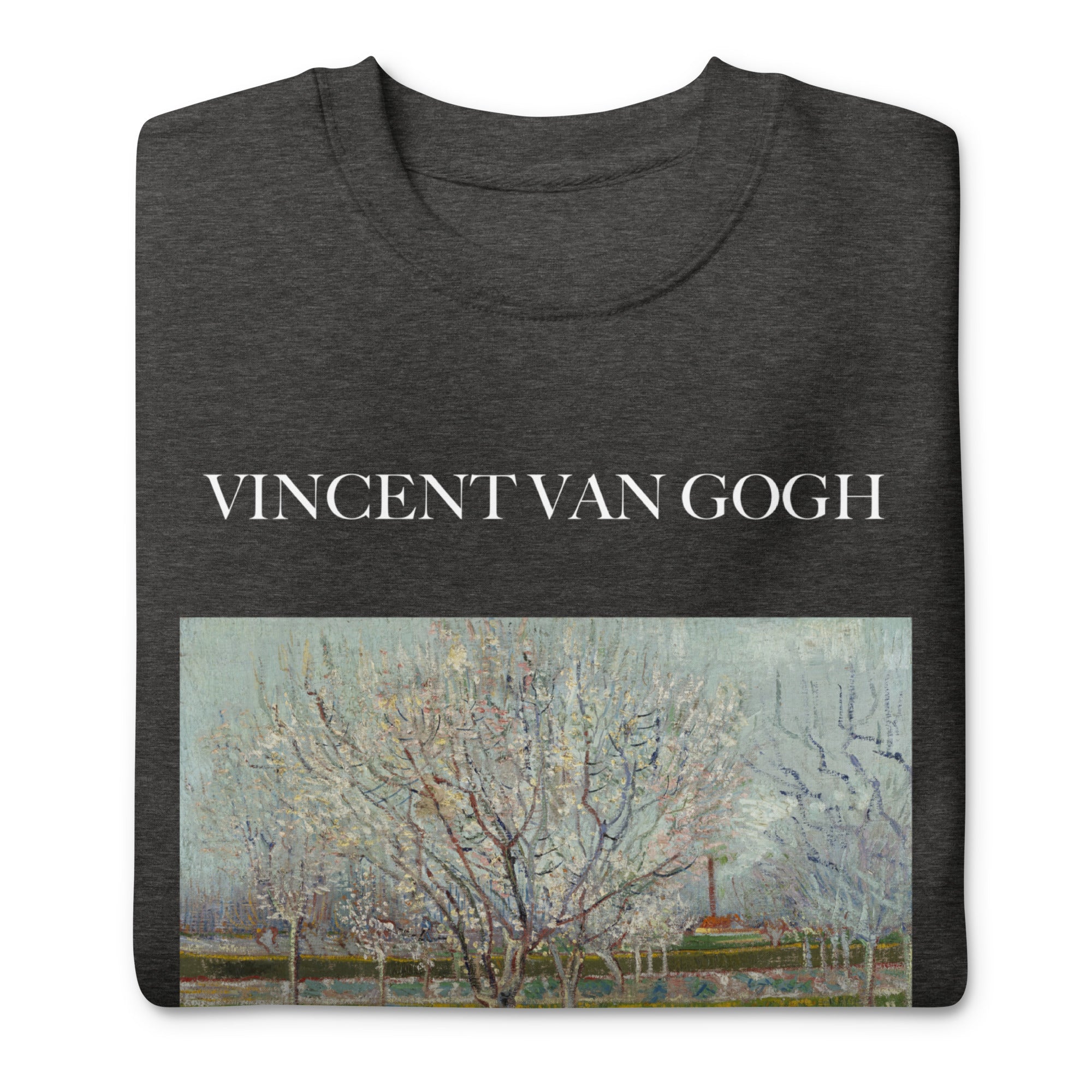 Sweatshirt mit berühmtem Gemälde „Obstgarten in Blüte“ von Vincent van Gogh | Premium-Sweatshirt für Unisex