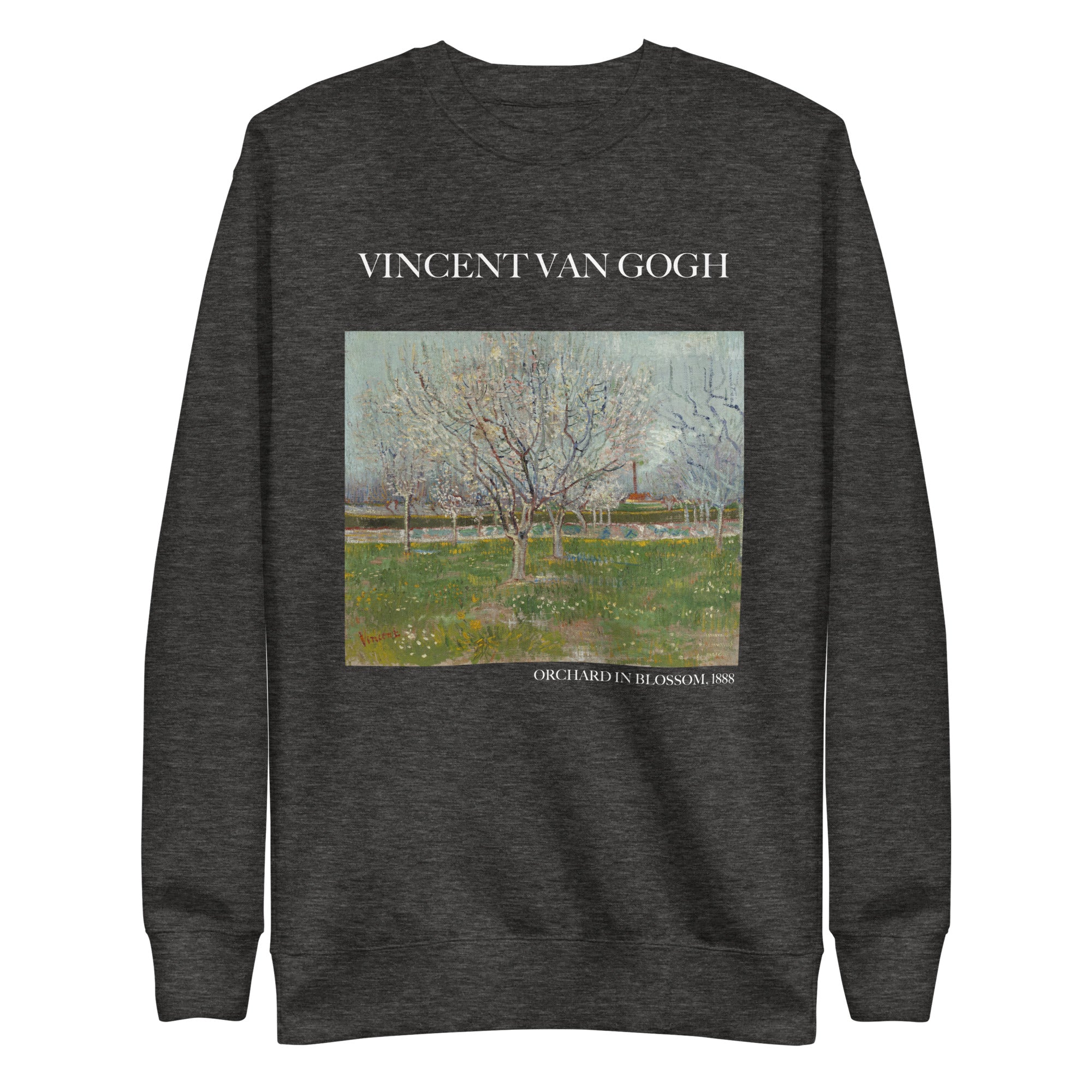 Sweatshirt mit berühmtem Gemälde „Obstgarten in Blüte“ von Vincent van Gogh | Premium-Sweatshirt für Unisex