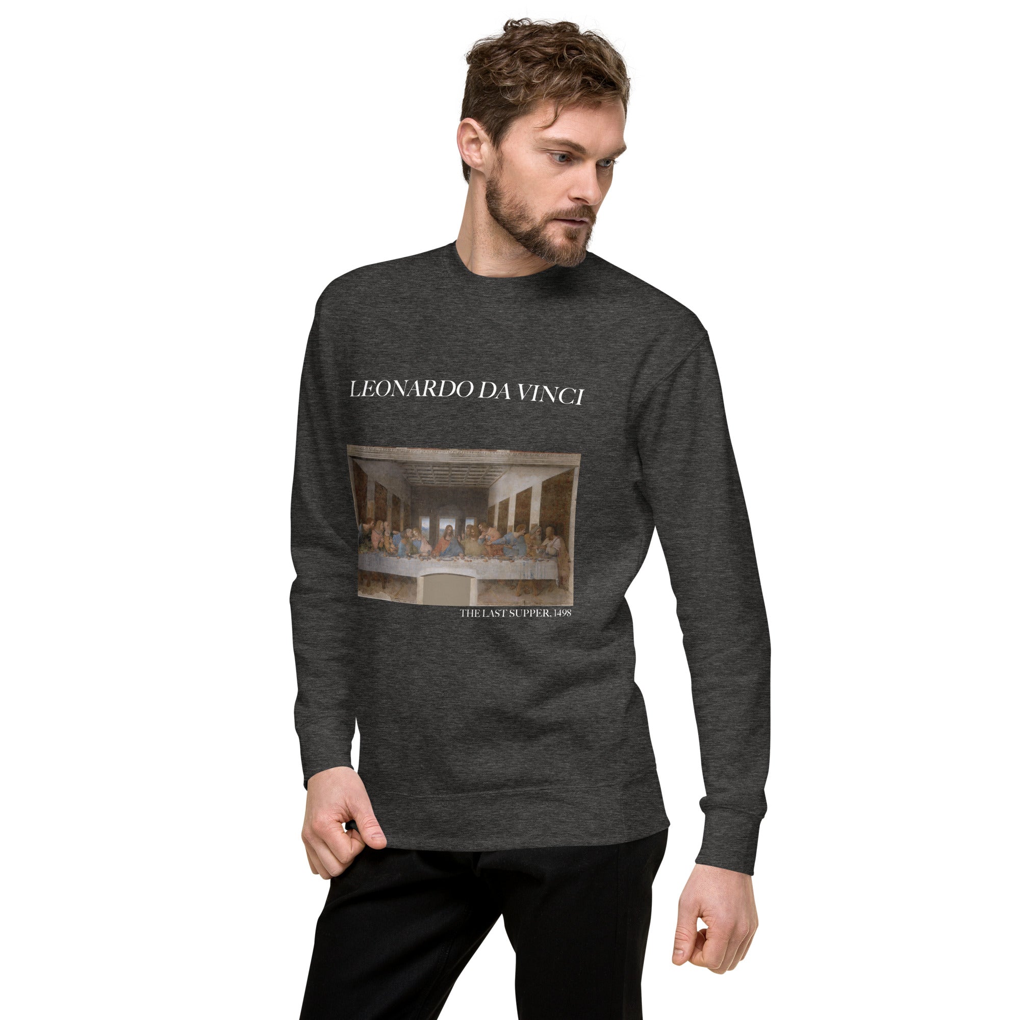 Sweatshirt mit berühmtem Gemälde „Das letzte Abendmahl“ von Leonardo da Vinci, Unisex, Premium-Sweatshirt