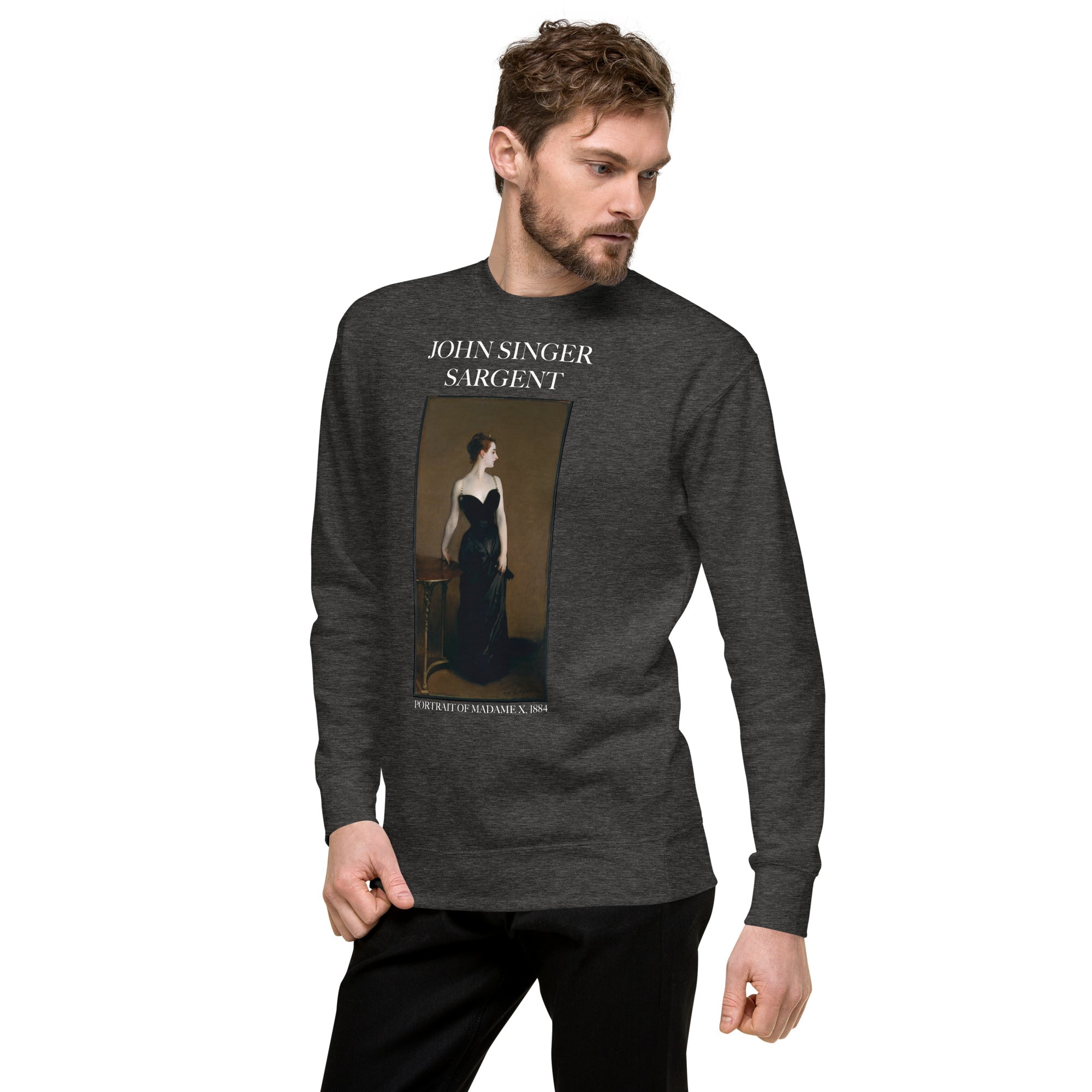 Sweatshirt mit berühmtem Gemälde „Portrait of Madame X“ von John Singer Sargent | Premium-Sweatshirt für Unisex