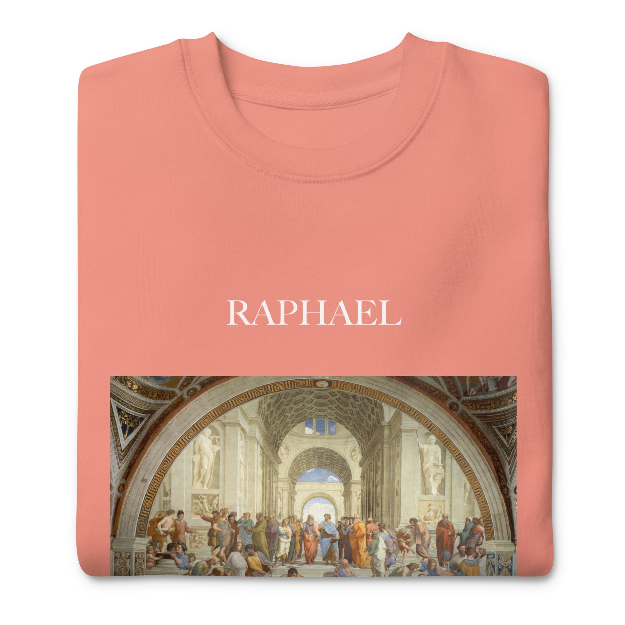 Sweatshirt mit berühmtem Gemälde „Die Schule von Athen“ von Raphael | Premium-Sweatshirt für Unisex