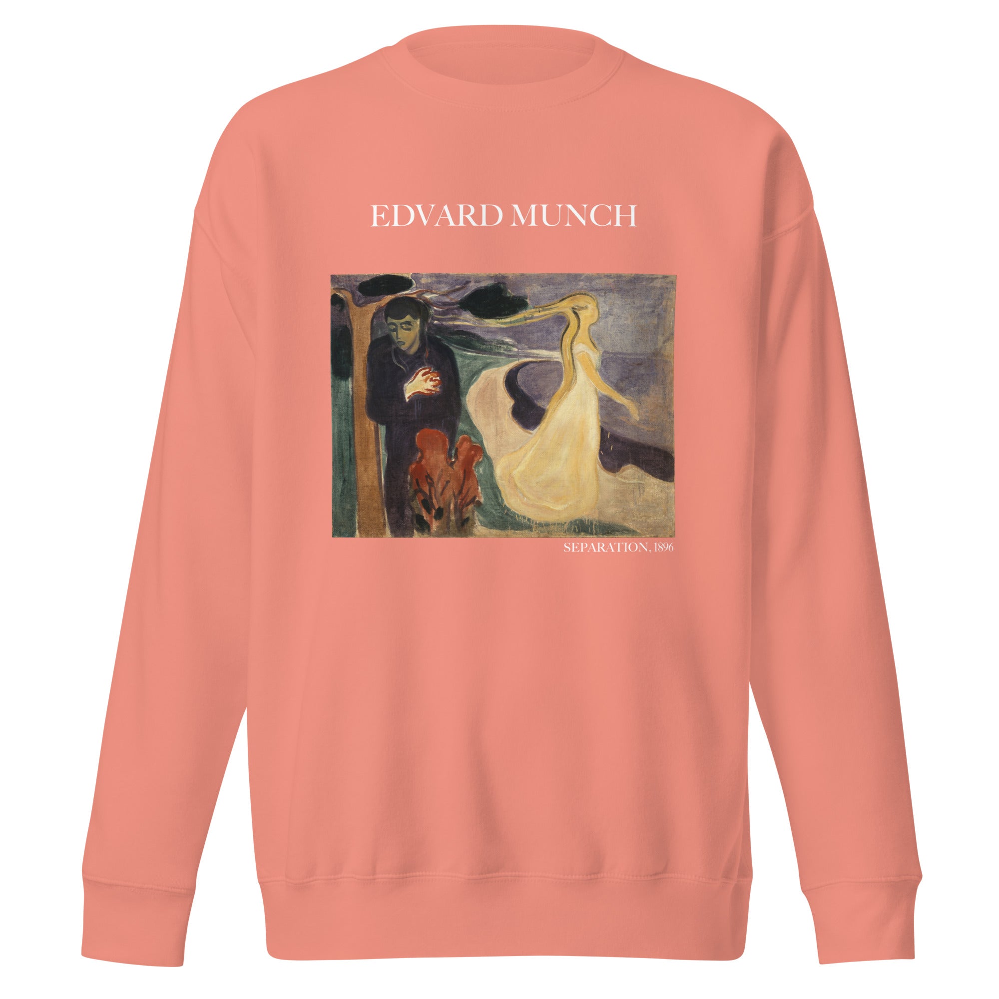 Sweatshirt mit berühmtem Gemälde „Separation“ von Edvard Munch, Premium-Unisex-Sweatshirt