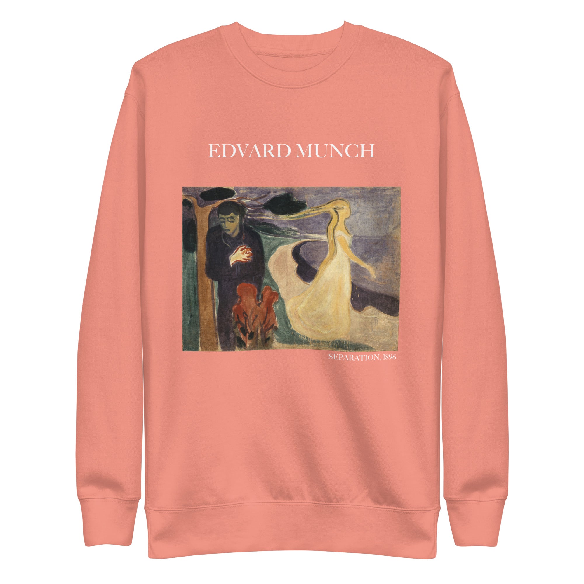 Sweatshirt mit berühmtem Gemälde „Separation“ von Edvard Munch, Premium-Unisex-Sweatshirt