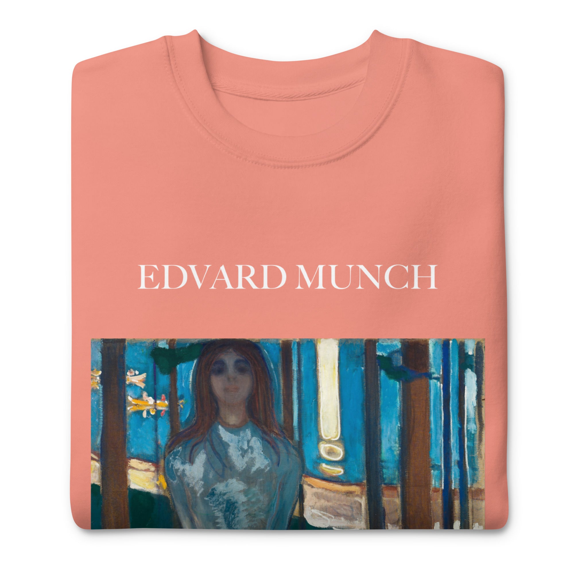 Edvard Munch 'The Voice, Summer Night' Famous Painting Sweatshirt | Unisex Premium Sweatshirt