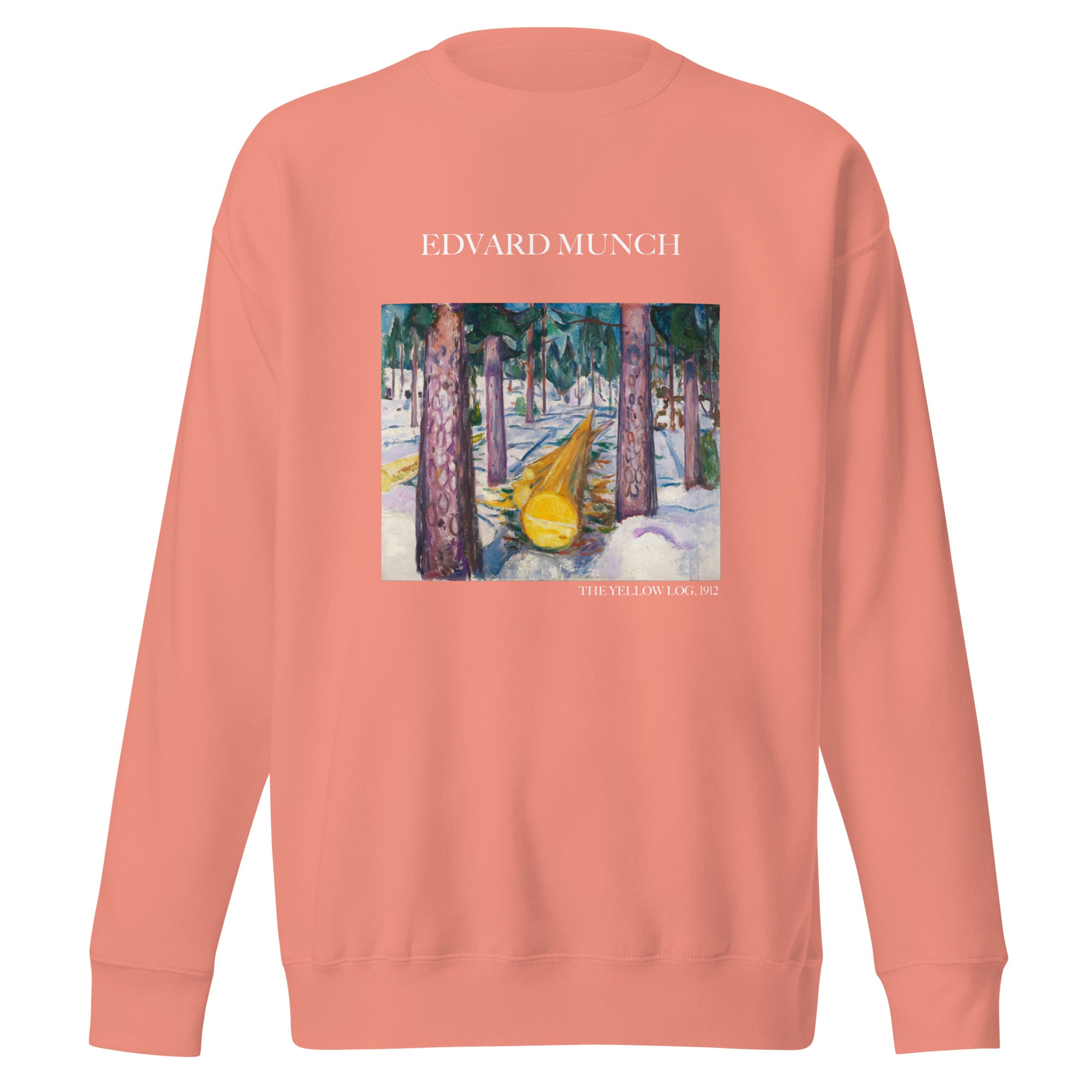 Sweatshirt mit berühmtem Gemälde „Der gelbe Baumstamm“ von Edvard Munch | Premium-Sweatshirt für Unisex