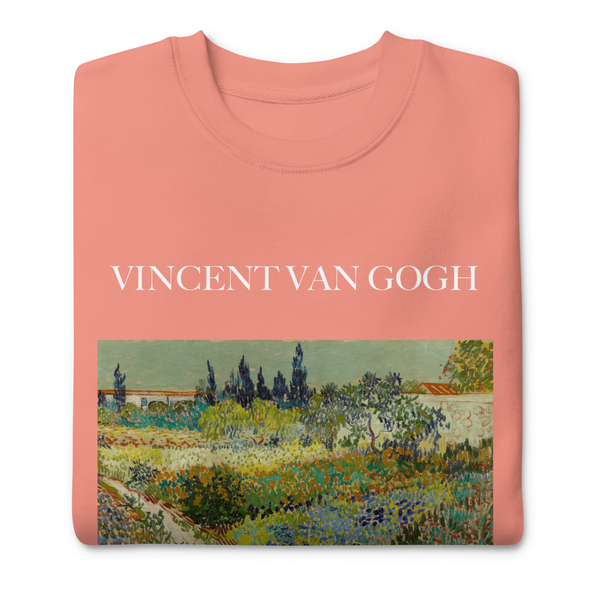 Sweatshirt mit berühmtem Gemälde „Garten in Arles“ von Vincent van Gogh | Premium-Sweatshirt für Unisex