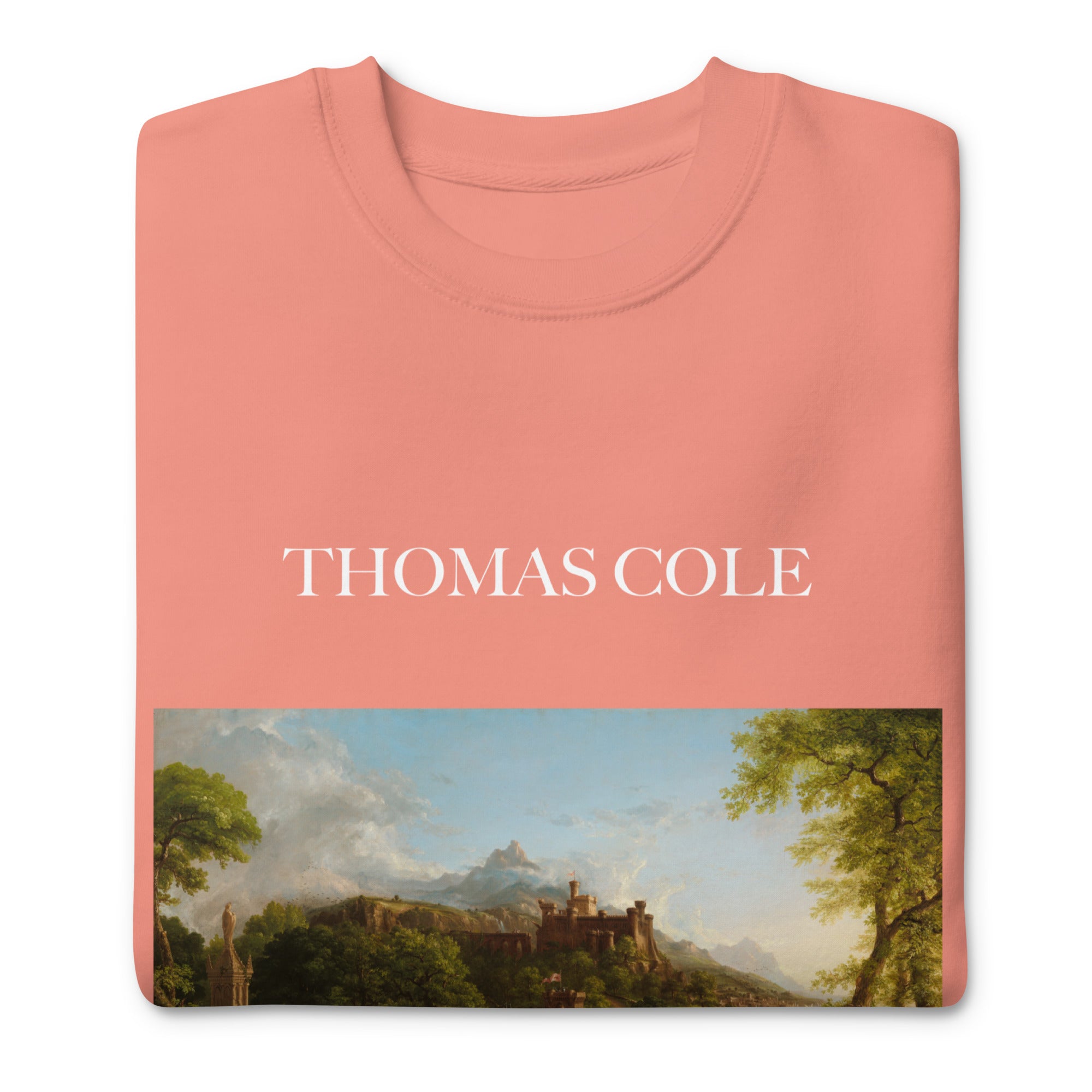 Sweatshirt mit berühmtem Gemälde „The Departure“ von Thomas Cole | Premium-Unisex-Sweatshirt