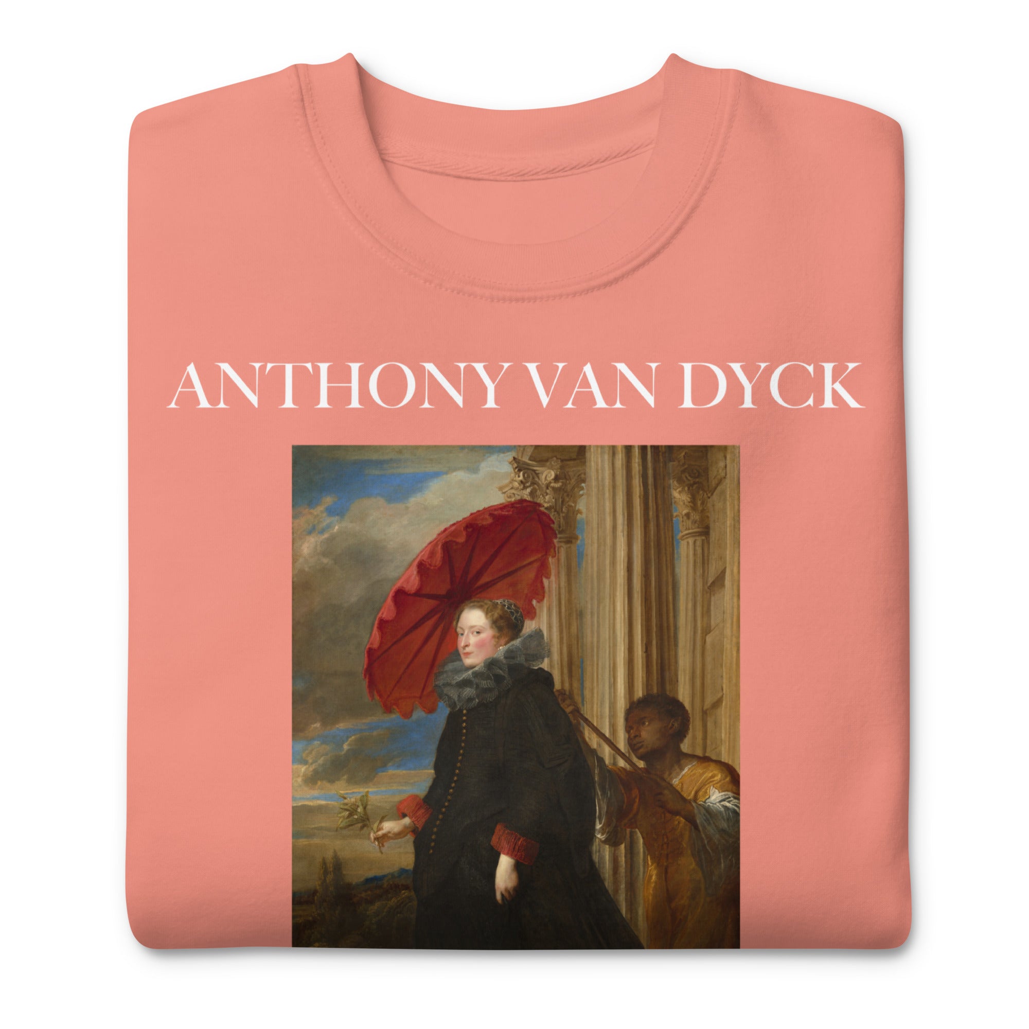 Sweatshirt mit berühmtem Gemälde „Marchesa Elena Grimaldi Cattaneo“ von Sir Anthony van Dyck | Premium-Unisex-Sweatshirt