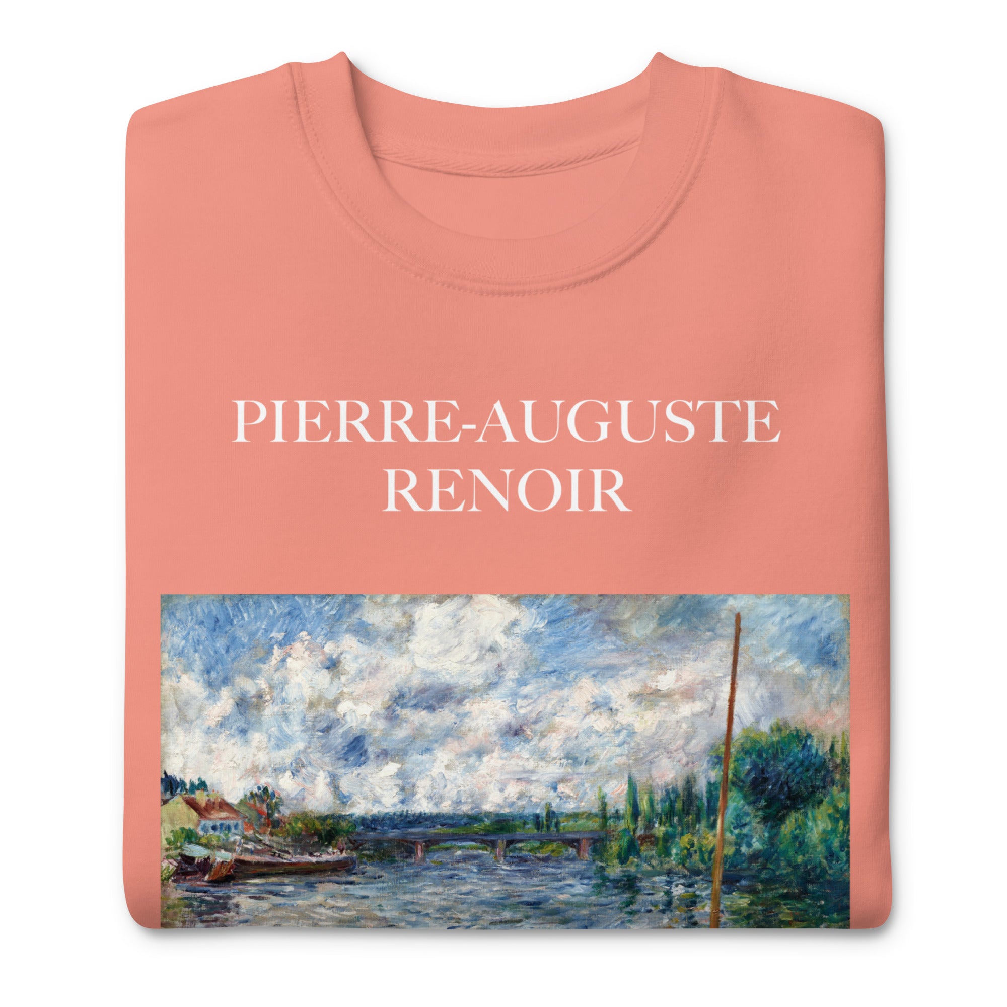 Sweatshirt mit berühmtem Gemälde „Die Seine bei Chatou“ von Pierre-Auguste Renoir | Premium-Sweatshirt für Unisex