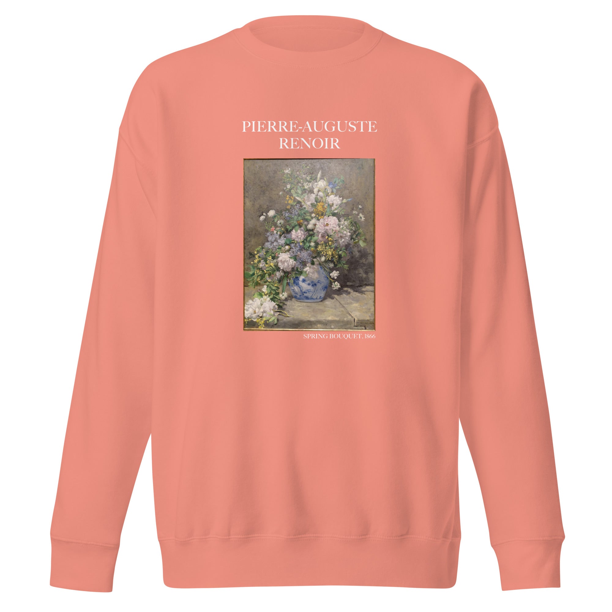 Pierre-Auguste Renoir 'Spring Bouquet' Famous Painting Sweatshirt | Unisex Premium Sweatshirt