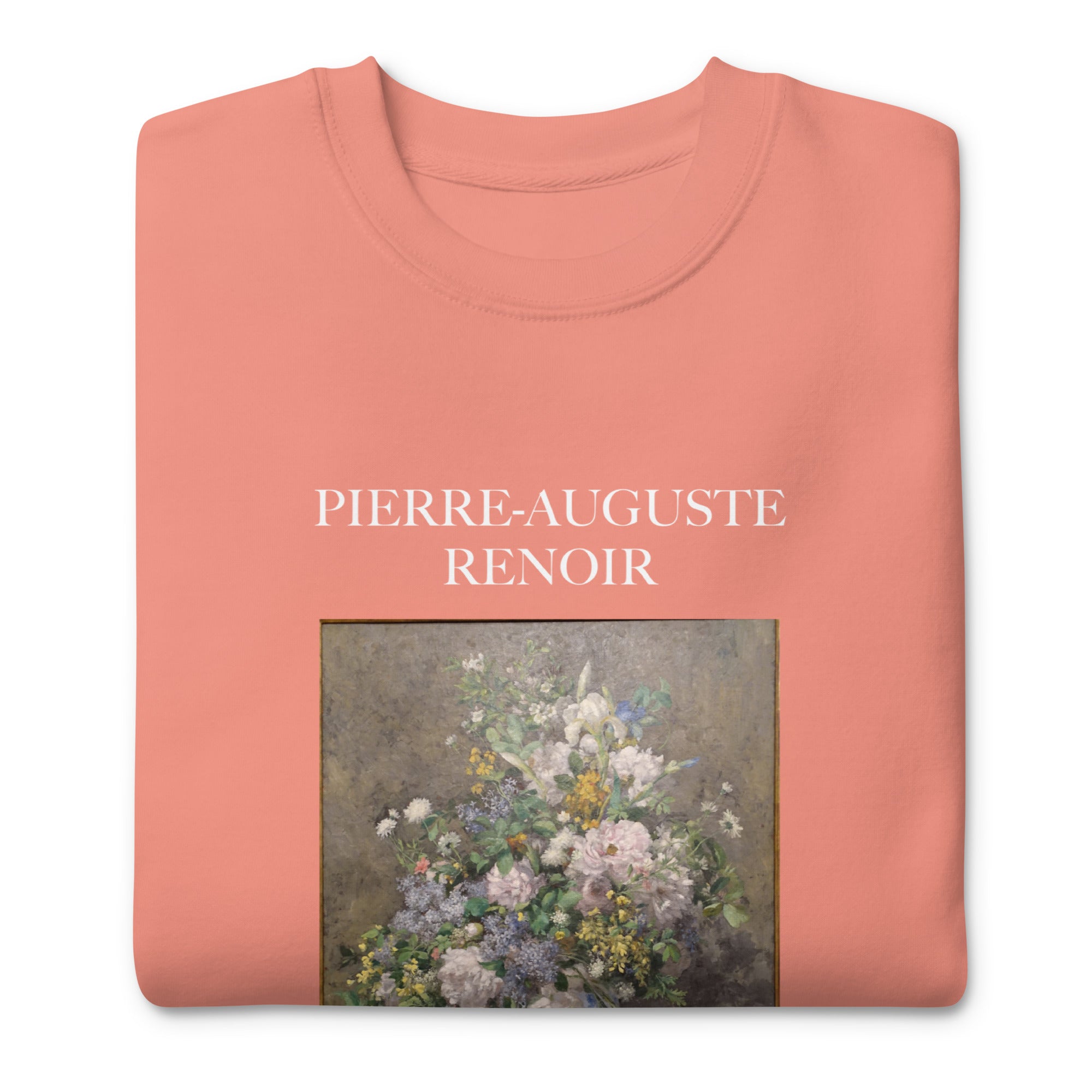 Pierre-Auguste Renoir 'Spring Bouquet' Famous Painting Sweatshirt | Unisex Premium Sweatshirt