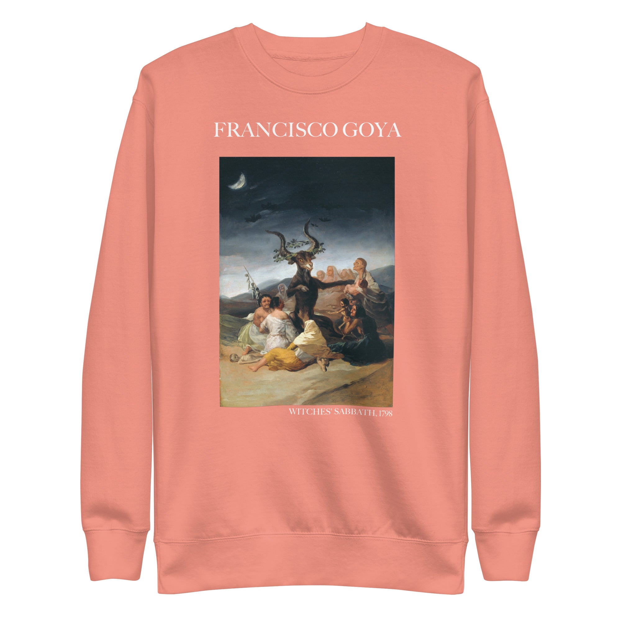 Francisco Goya 'Hexensabbat' Berühmtes Gemälde Sweatshirt | Unisex Premium Sweatshirt